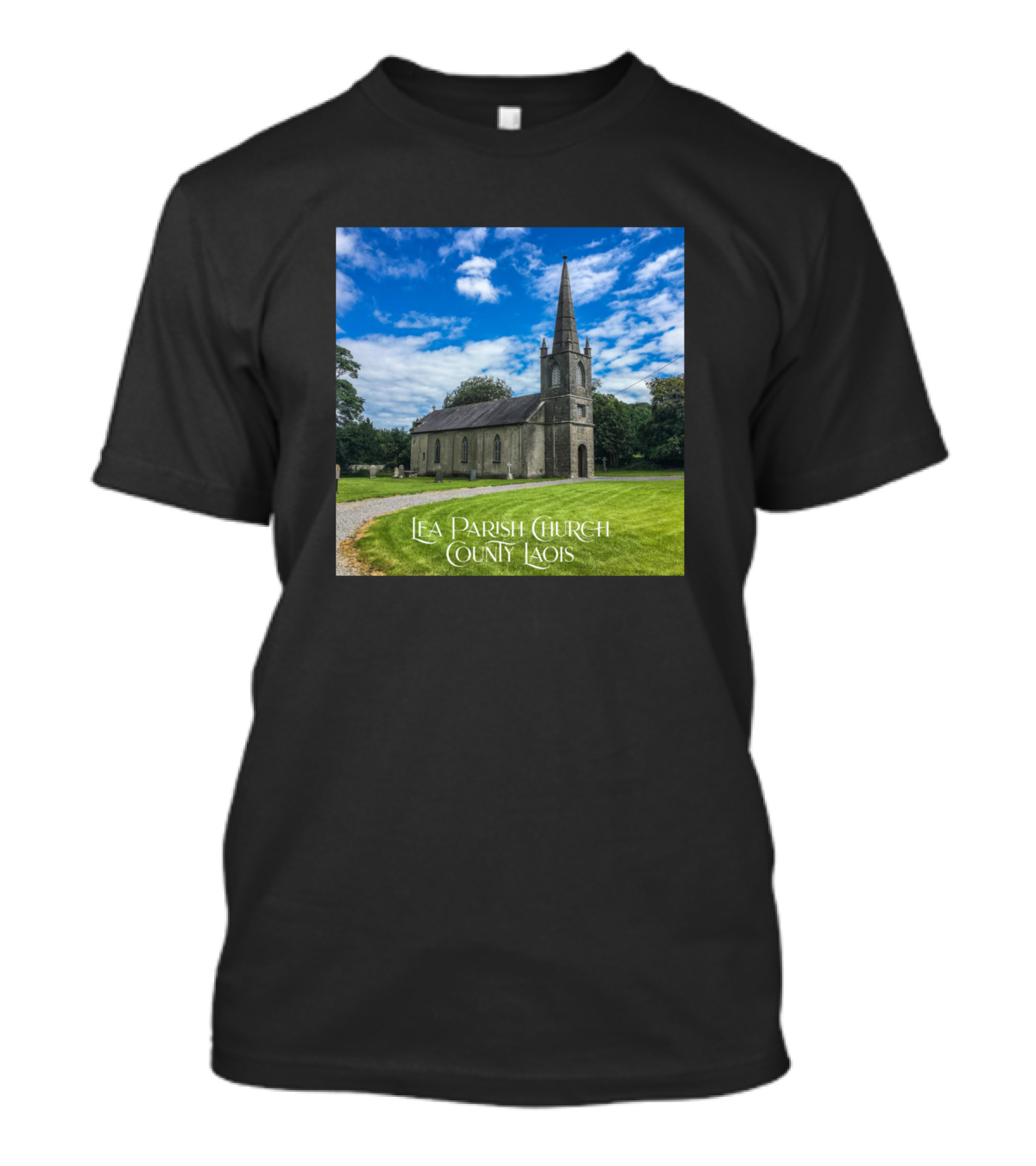 Lea Parish Church In Scenic County Laois Landscape T-Shirt