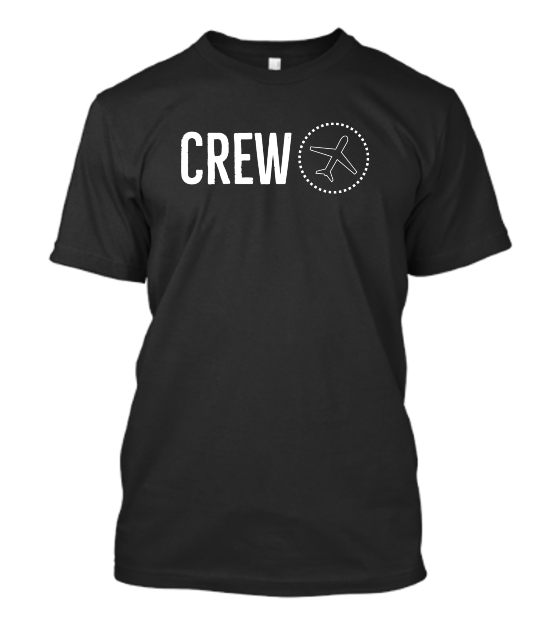 CREW Airline Crew Member Airplane T-Shirt