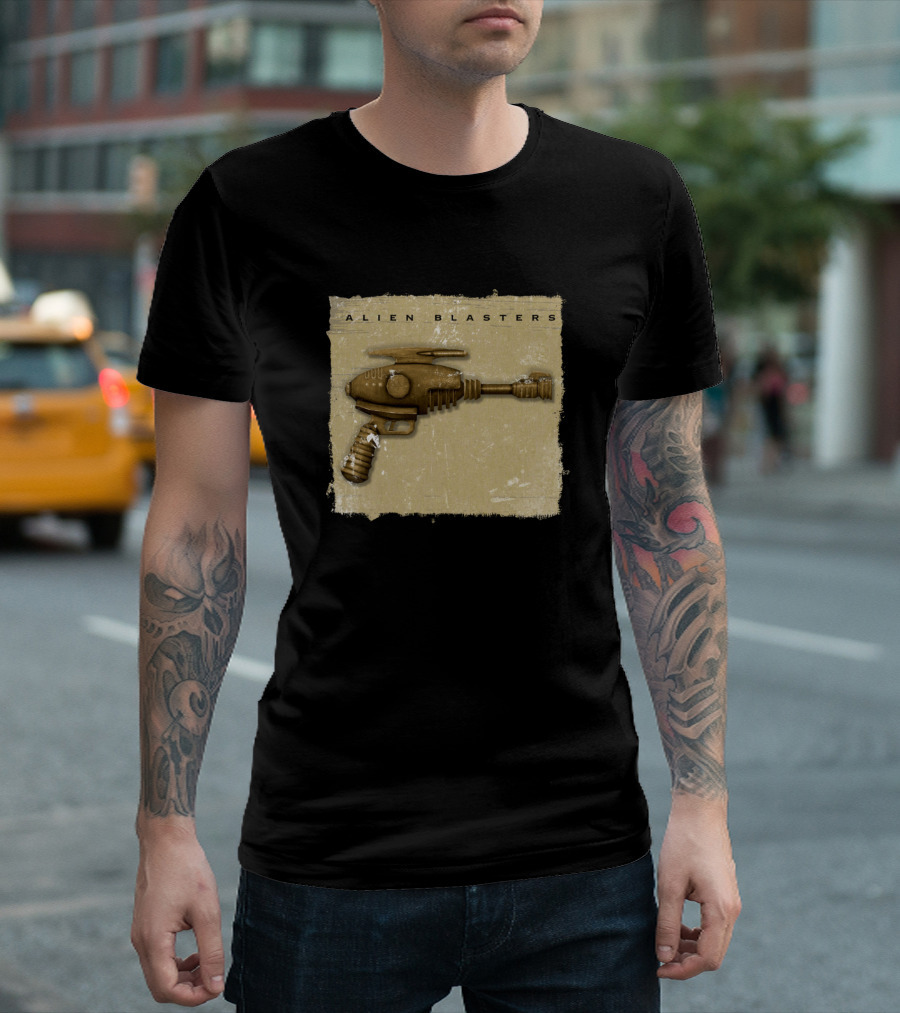 Alien Blasters Ray Gun T-Shirt