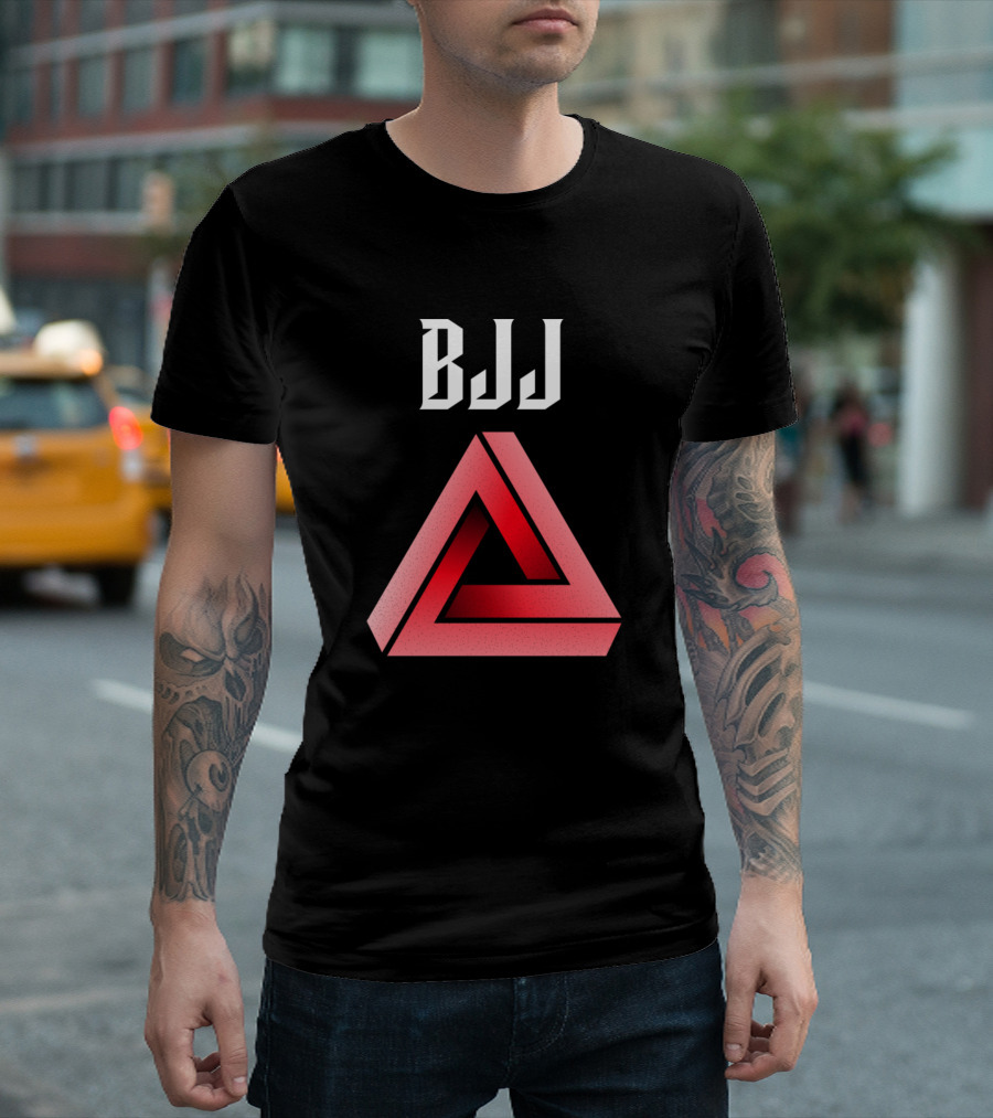 BJJ Impossible Triangle Illusion T-Shirt