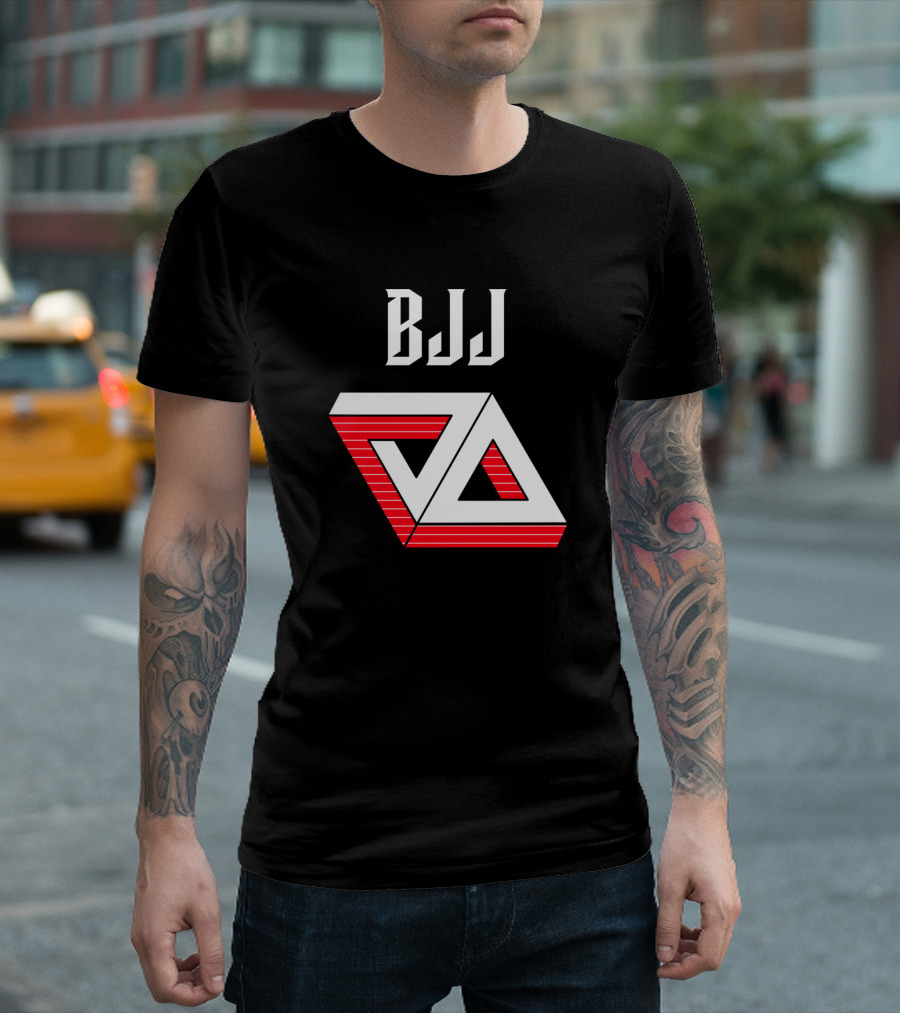 BJJ Triangle Stripe Double T-Shirt