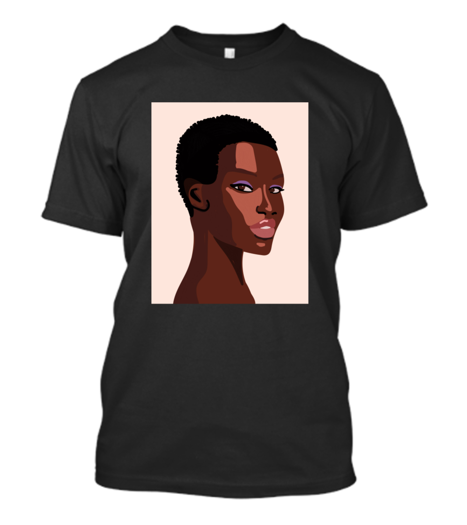 Black Girl Portrait T-Shirt