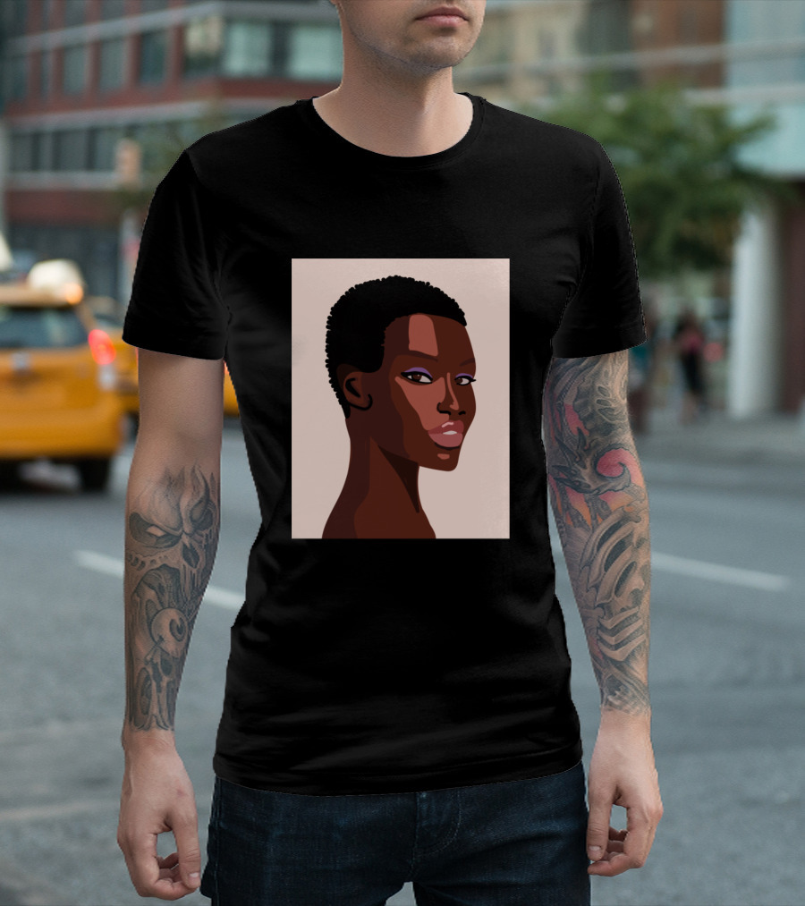 Black Girl Portrait T-Shirt
