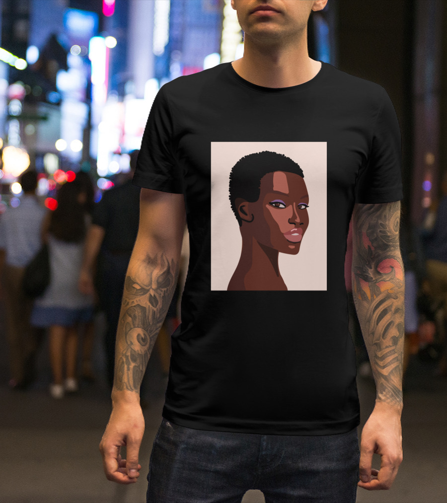 Black Girl Portrait T-Shirt