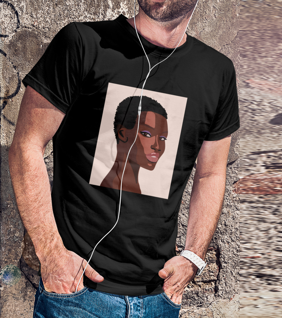 Black Girl Portrait T-Shirt