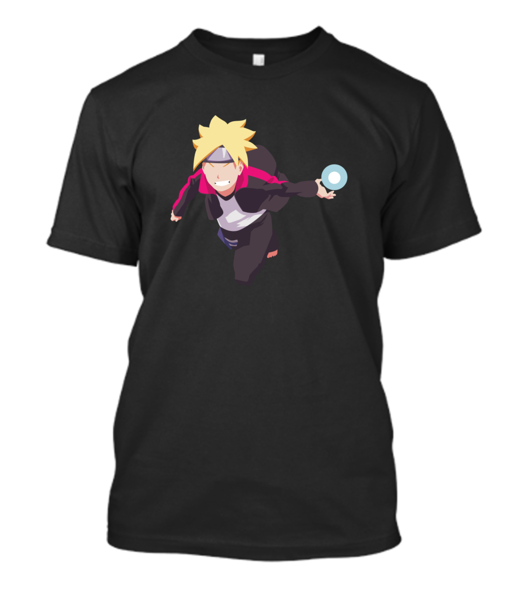 Boruto Uzumaki Rasengan Action Pose Anime T-Shirt