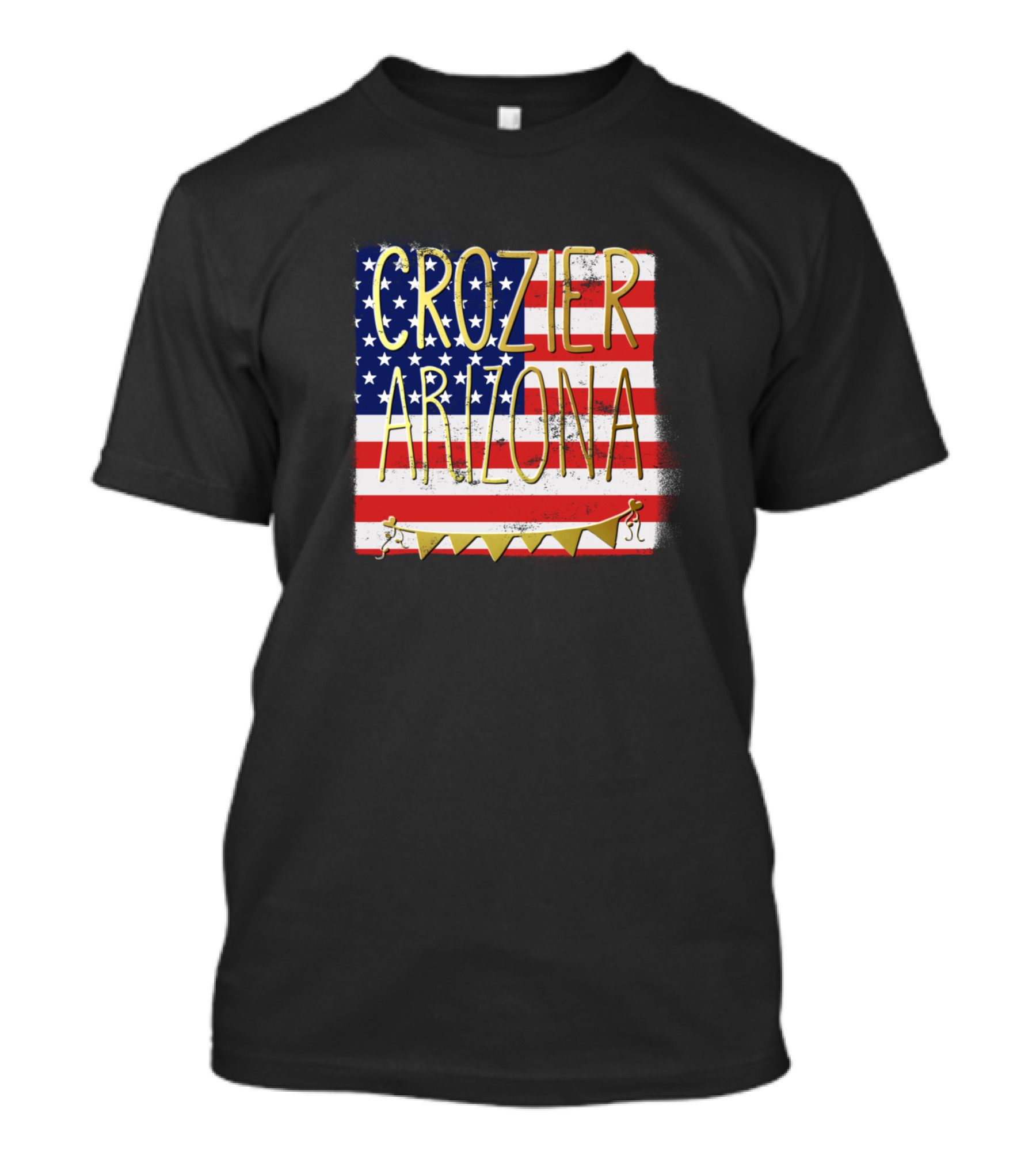 Crozier Arizona American Flag Patriotic T-Shirt