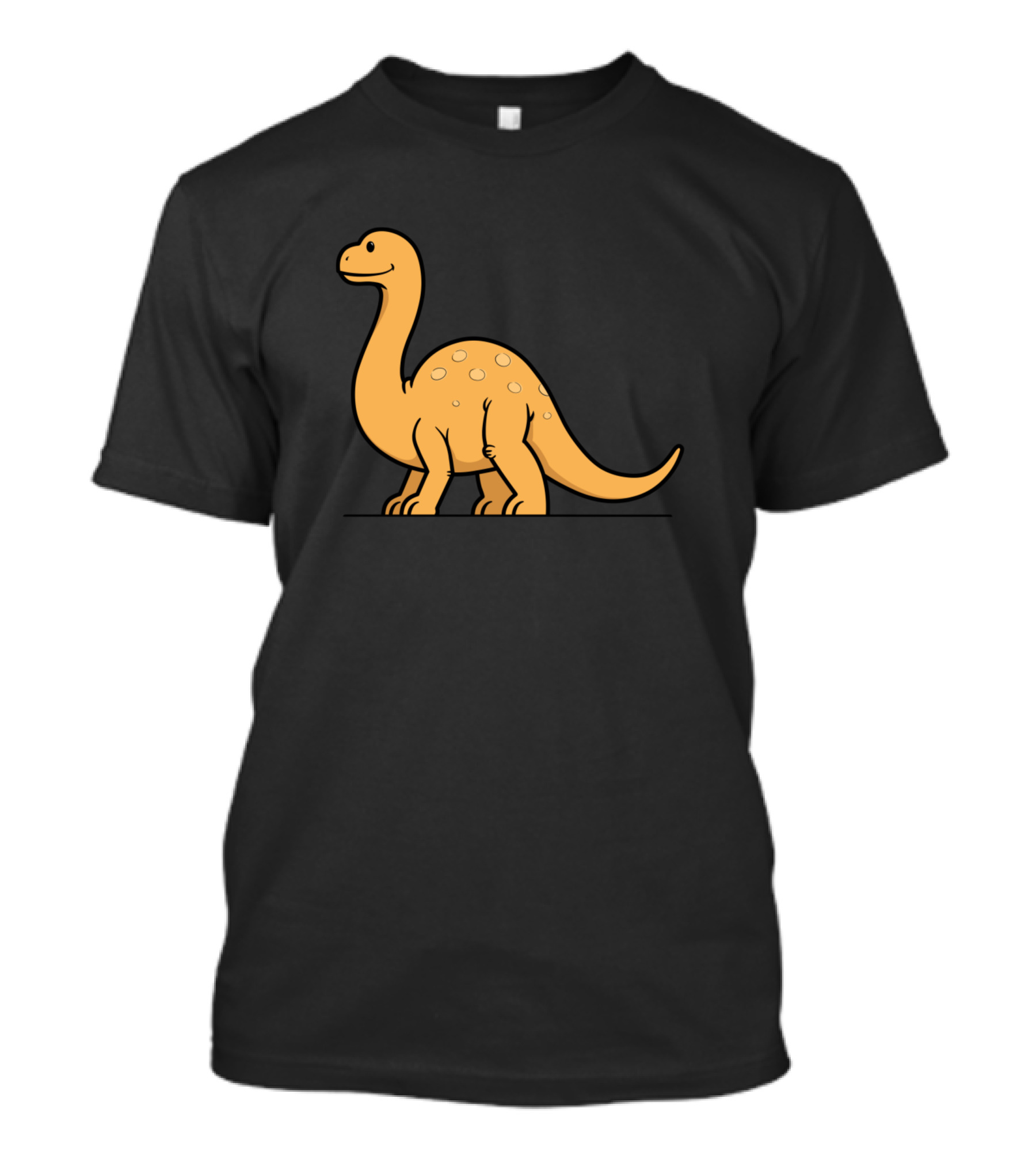Cuteforkids Brontosaurus Cute Dinosaur Children's Fashion T-Shirt