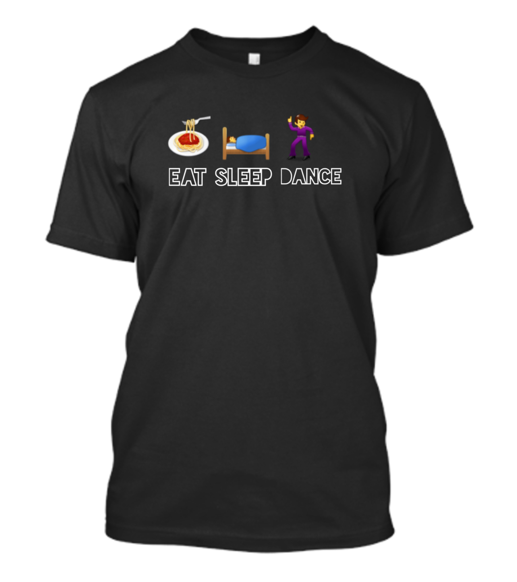 Eat Sleep Dance Emoji Icons T-Shirt