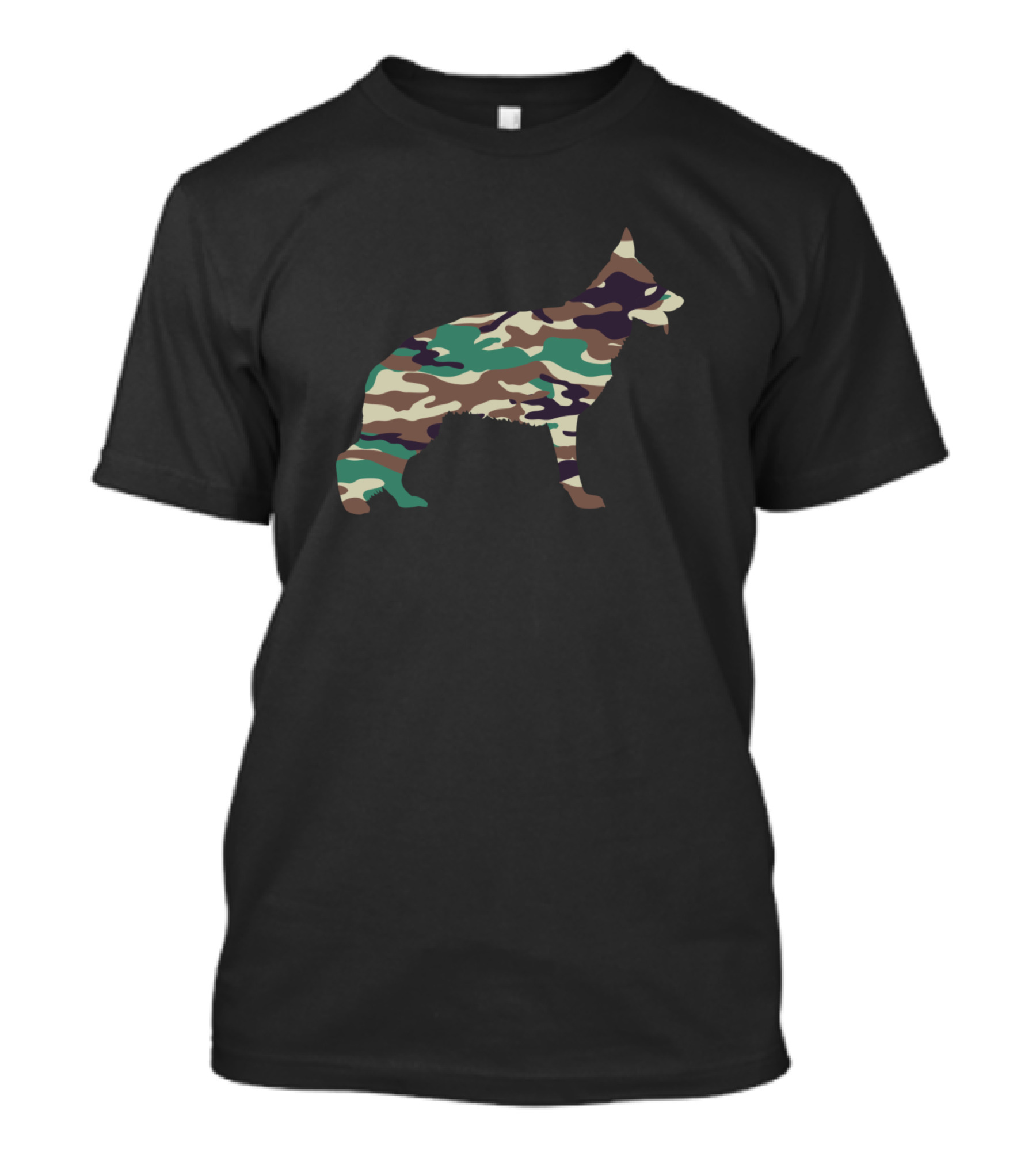 German Shepherd Camouflage T-Shirt