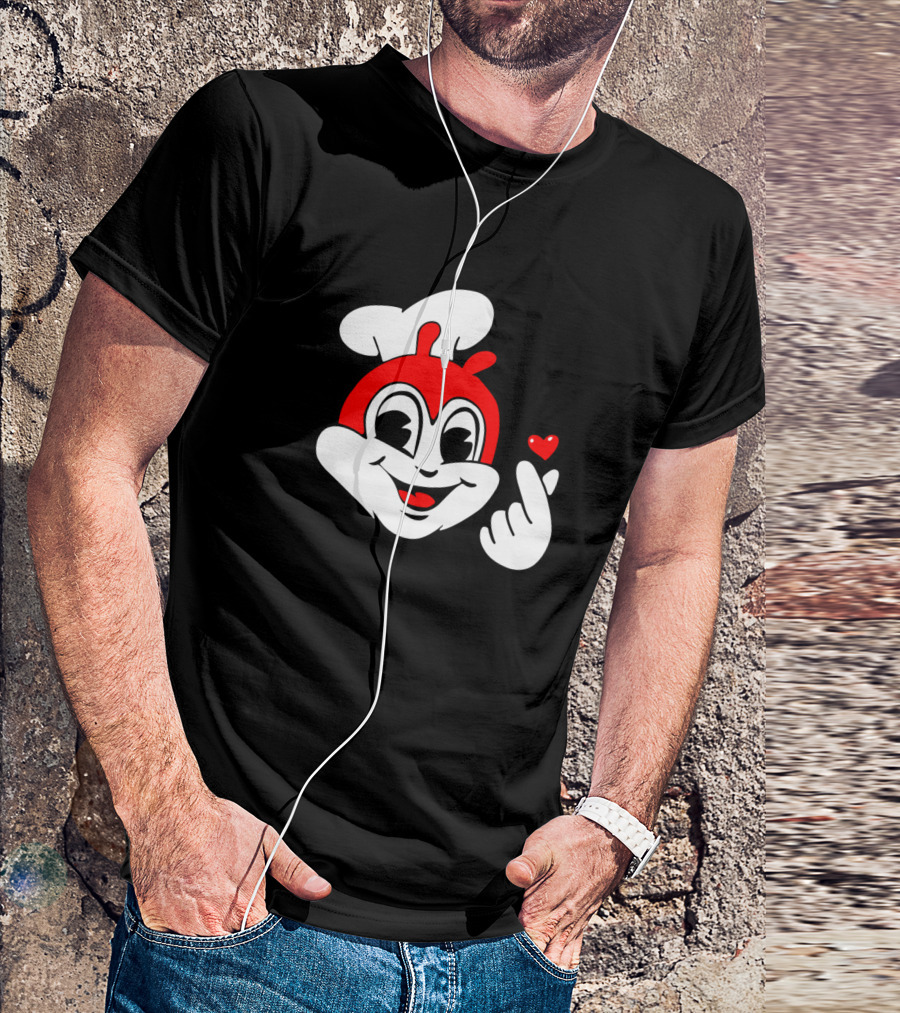 Jolli Love Iconic Heart Gesture Chef Character T-Shirt