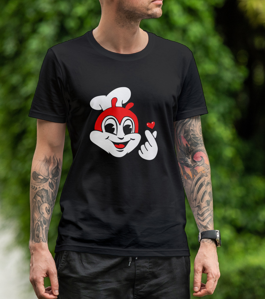 Jolli Love Iconic Heart Gesture Chef Character T-Shirt