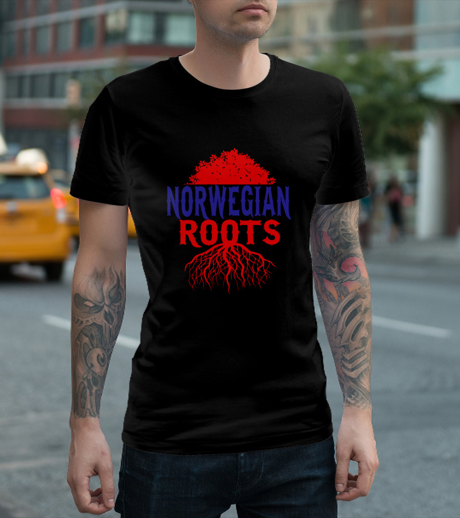 Norwegian Roots Norway Patriot Heritage Connection T-Shirt