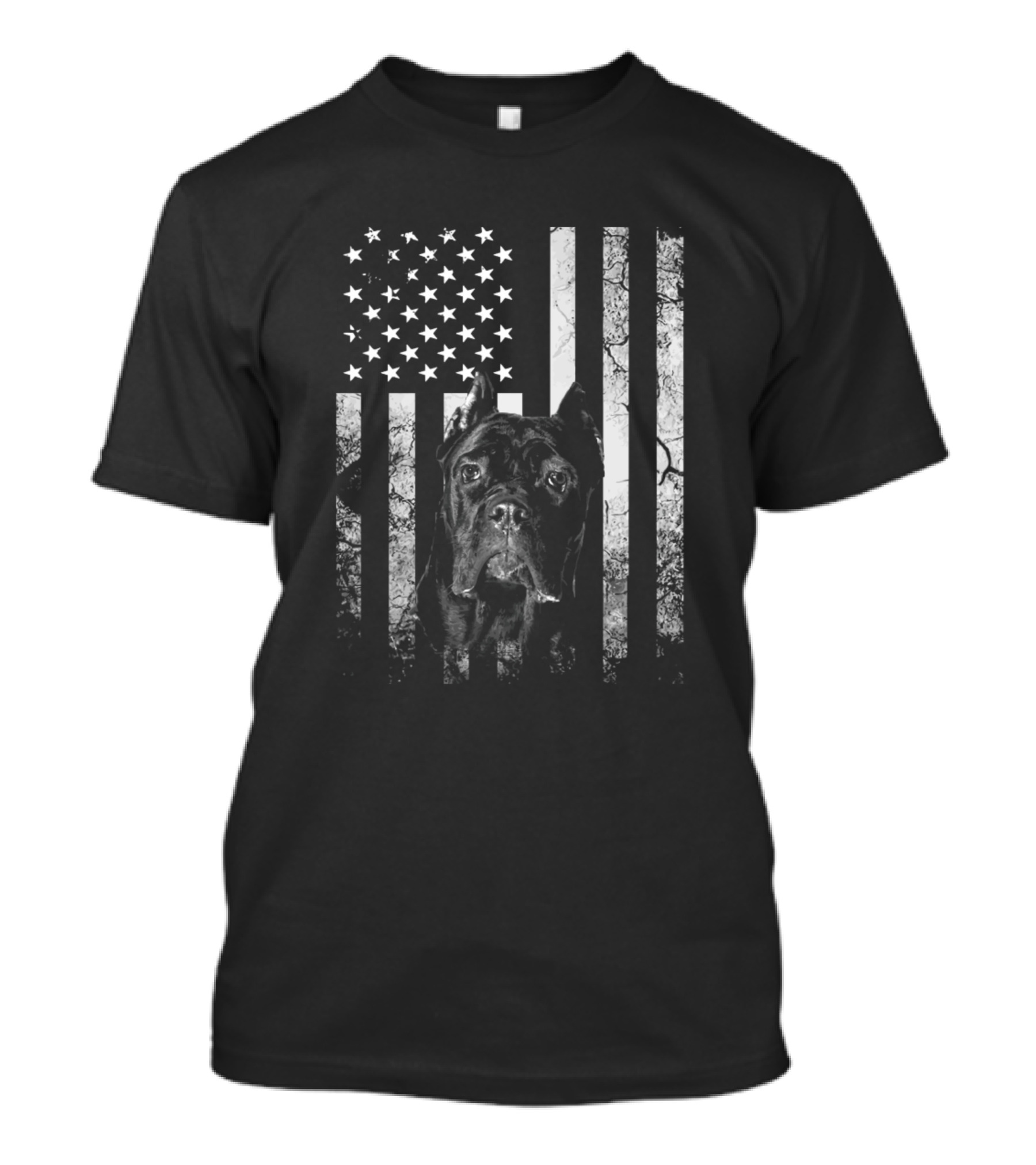 Cane Corso Dog American Flag Usa Patriotic T-Shirt