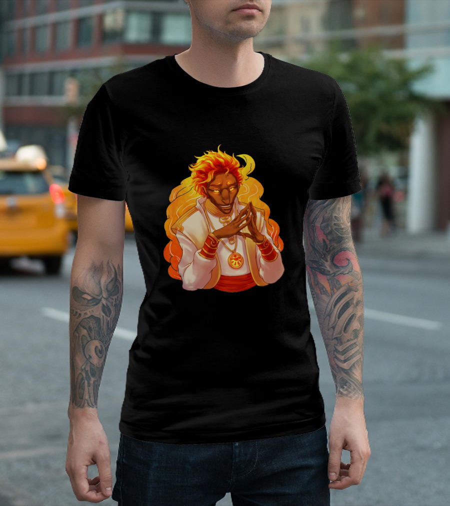Rusty Quill Magnus Jonny D'Ville Flame T-Shirt