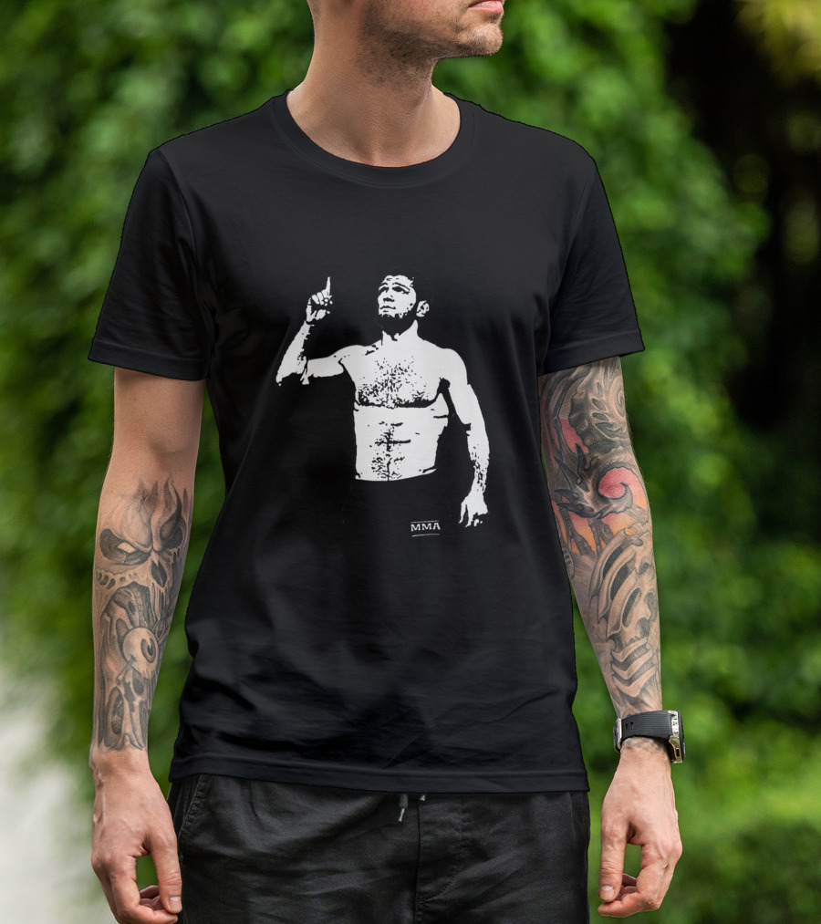 Shut Up And Train Khabib MMA Fighter Iconic Pose T-Shirt