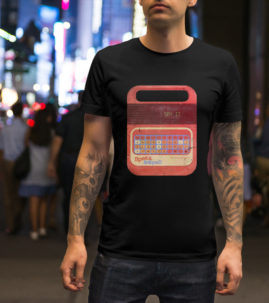 Speak And Spell Say It Texas Instruments 80s Toys Classic T-Shirt