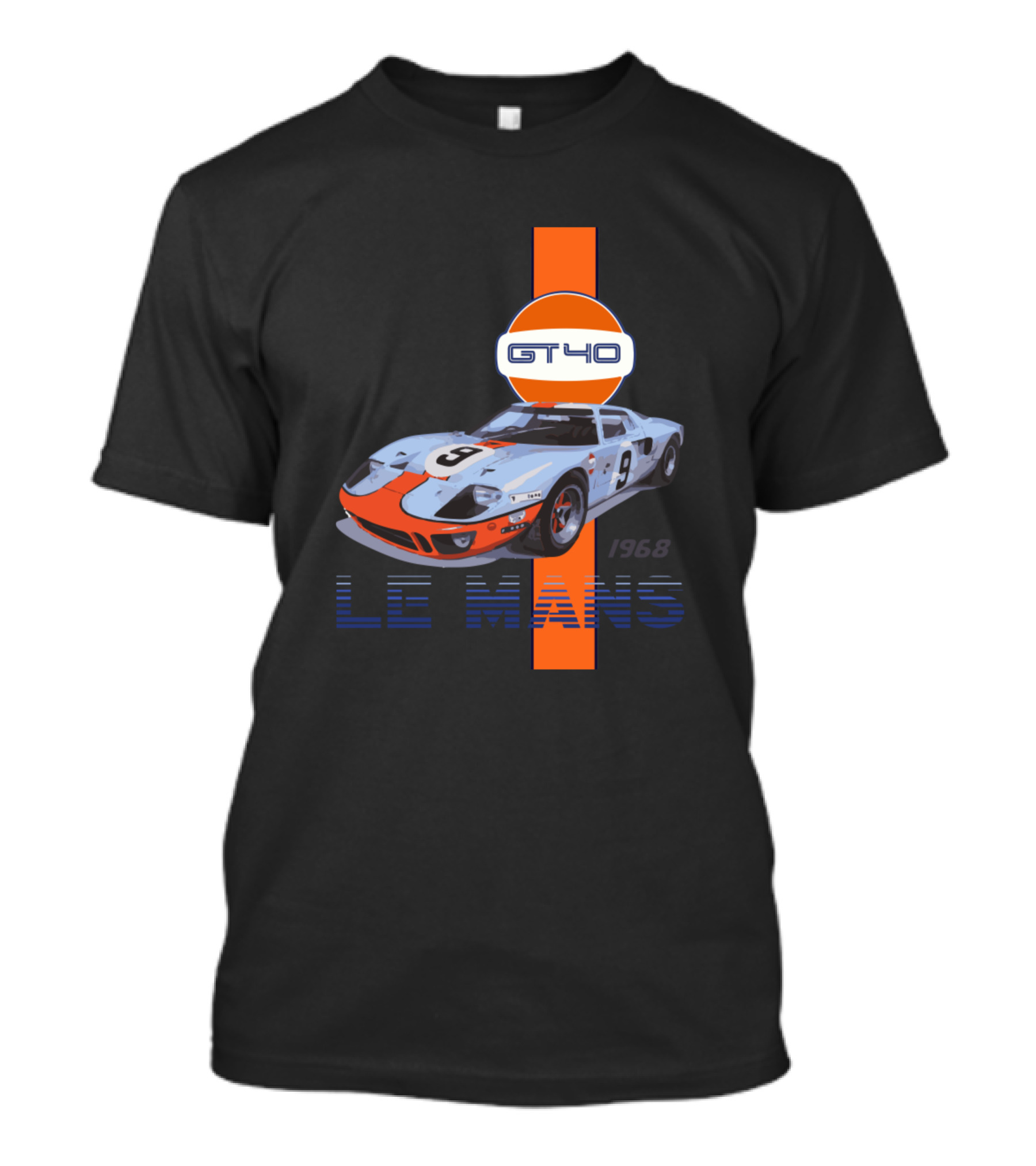 GT40 1968 Le Mans Winning Racecar T-Shirt