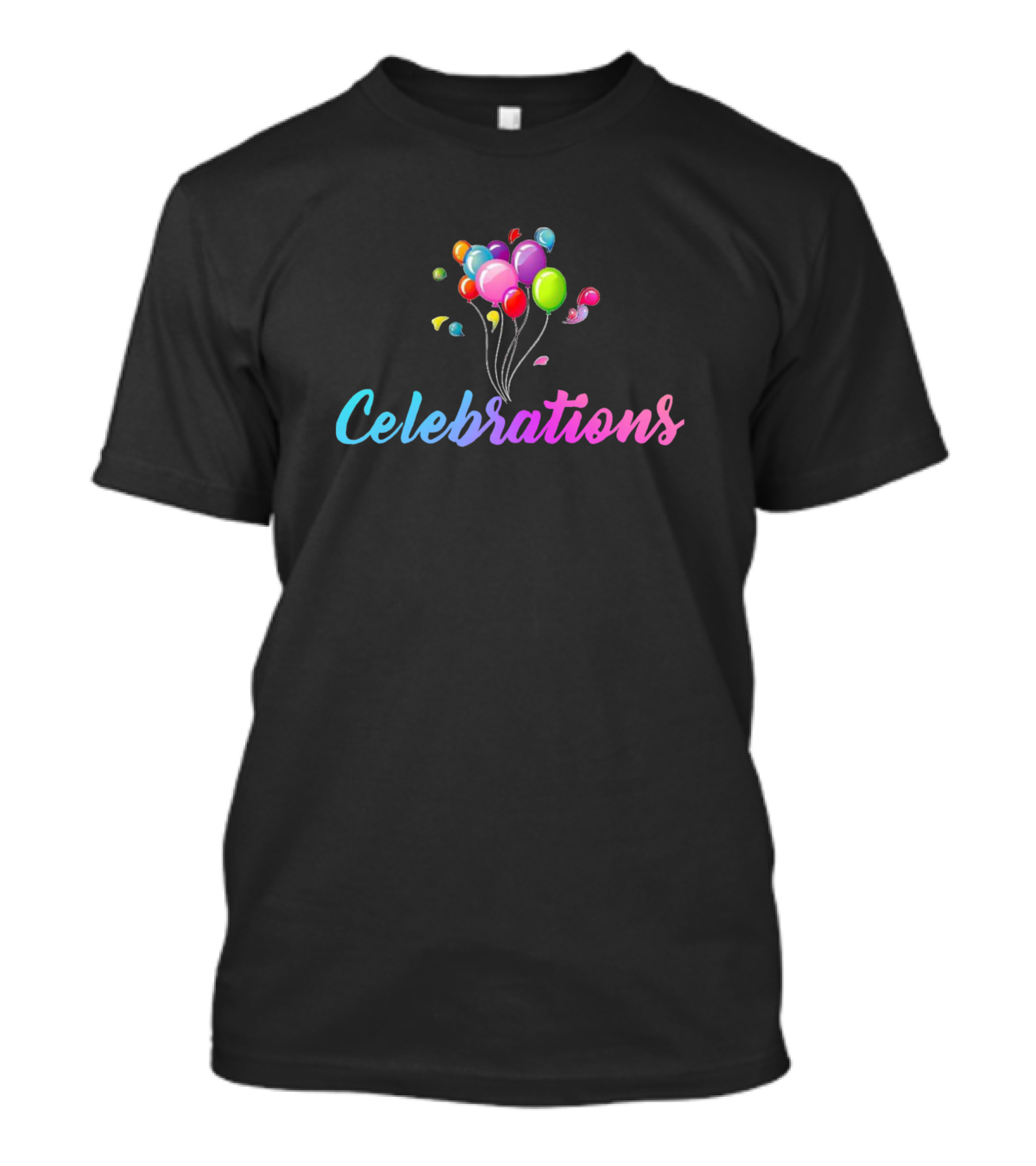 Celebrations Colorful Balloons T-Shirt