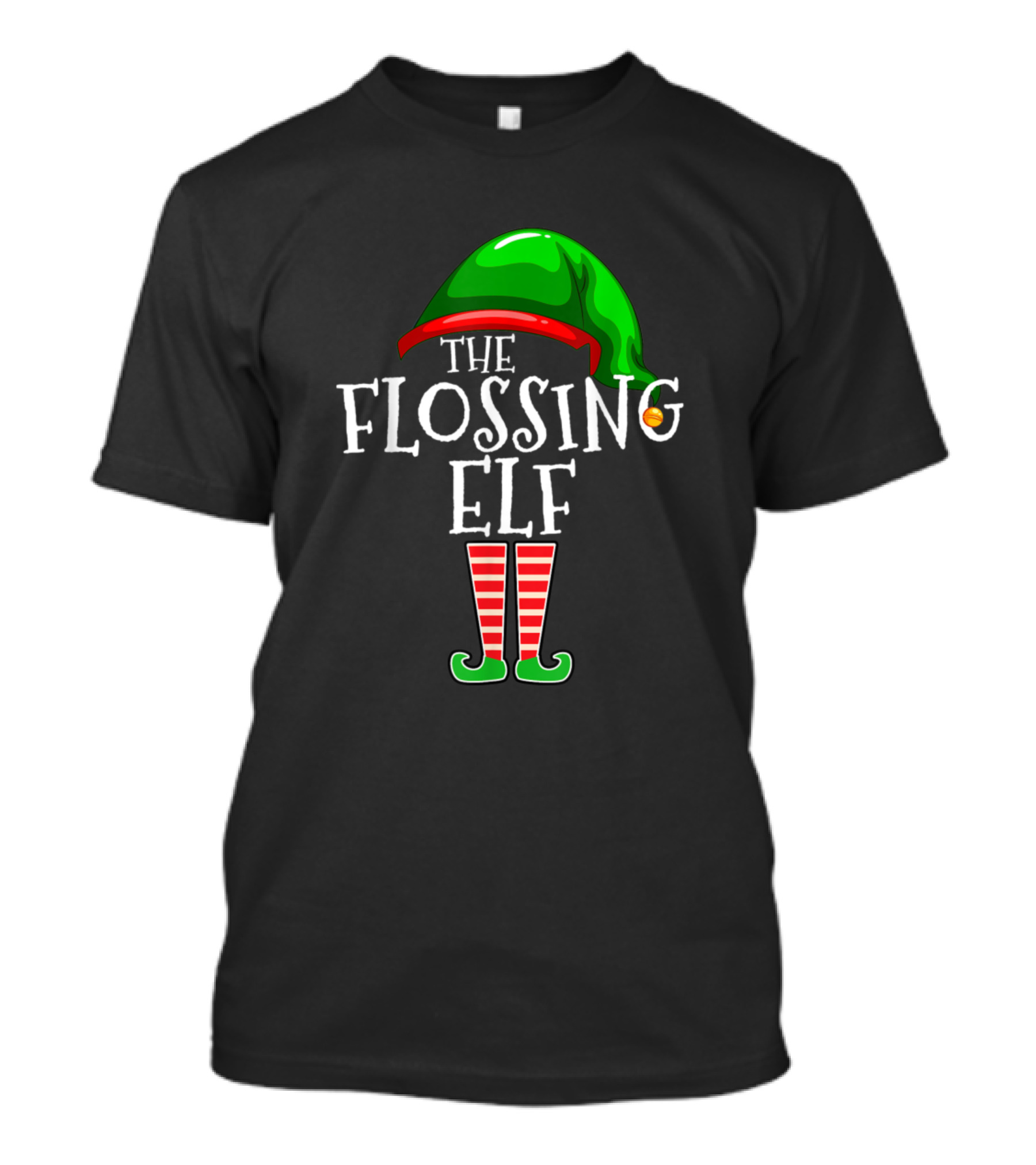The Flossing Elf Family Matching Group Christmas T-Shirt