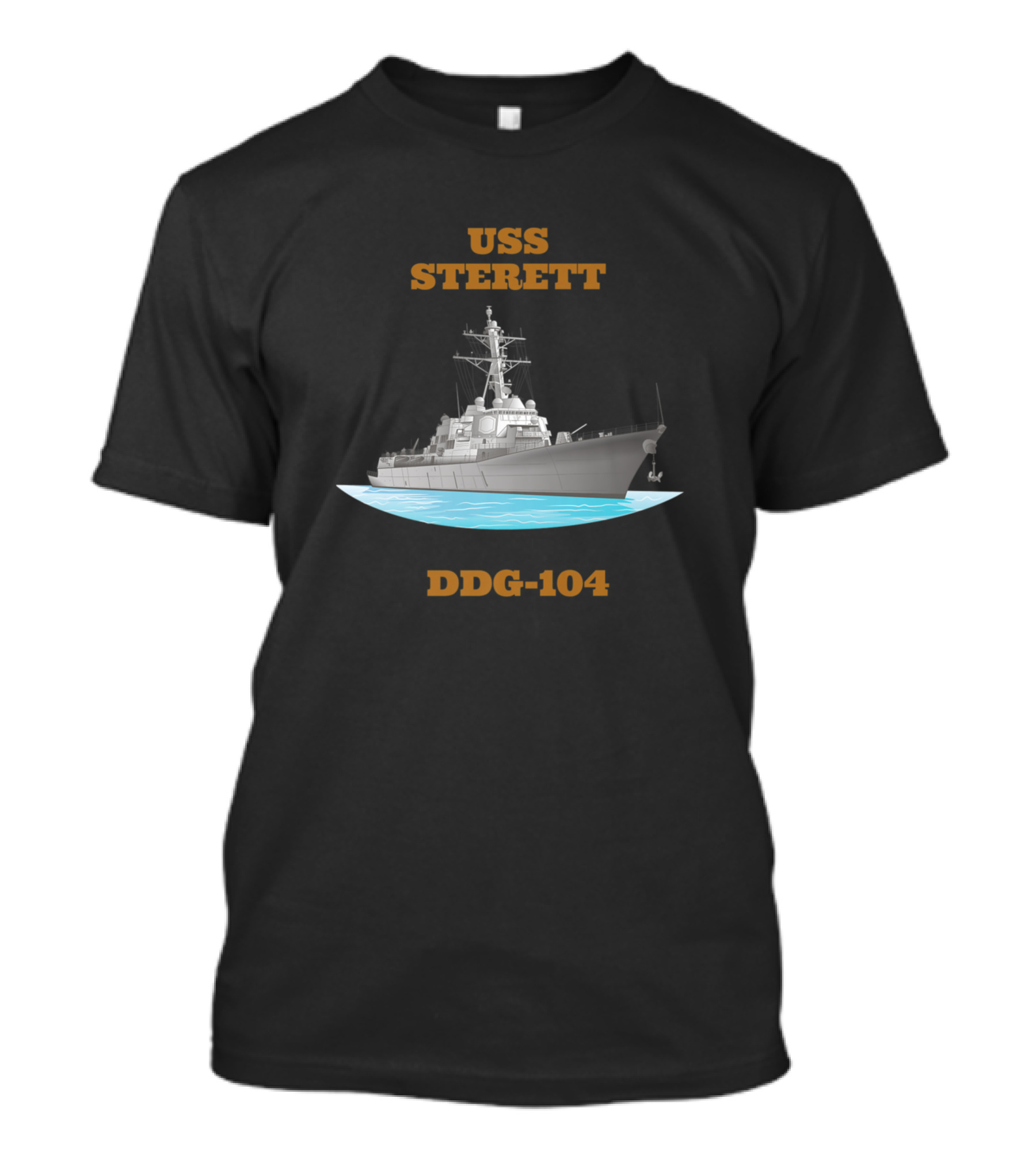 USS Sterett DDG-104 Navy Sailor Veteran Premium T-Shirt