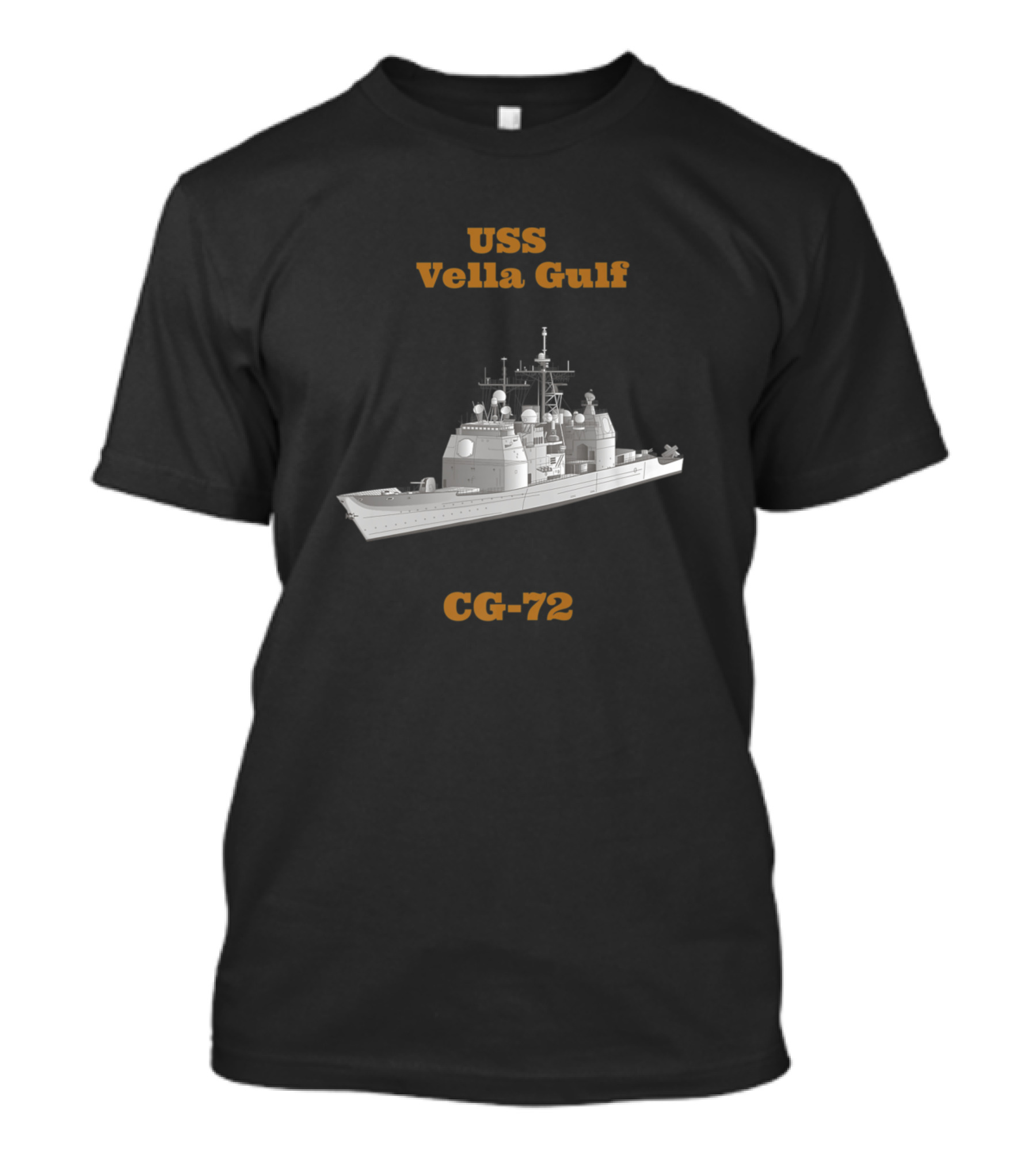 USS Vella Gulf CG-72 Navy Cruiser Veteran T-Shirt