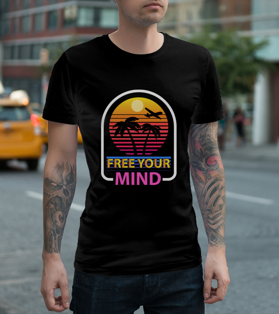 Free Your Mind Vacation Bali Rest Asia Indonesia T-Shirt