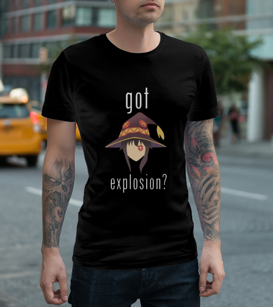 Got Explosion Megumin KonoSuba Mage Hat T-Shirt