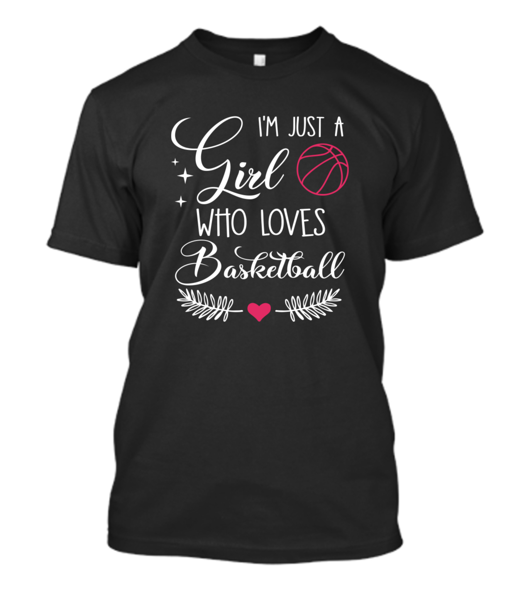 I'm Just A Girl Who Loves Basketball Teen T-Shirt