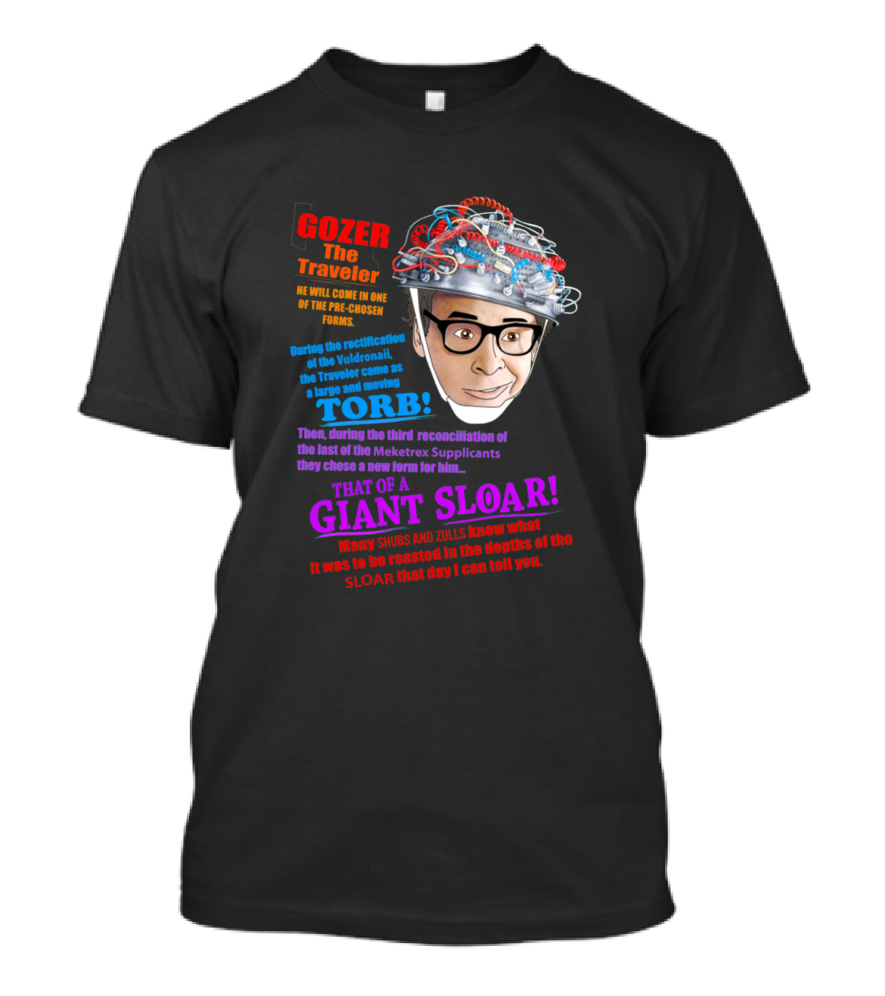 Gozer The Traveler Torb Giant Sloar Shubs And Zuuls Key Master T-Shirt