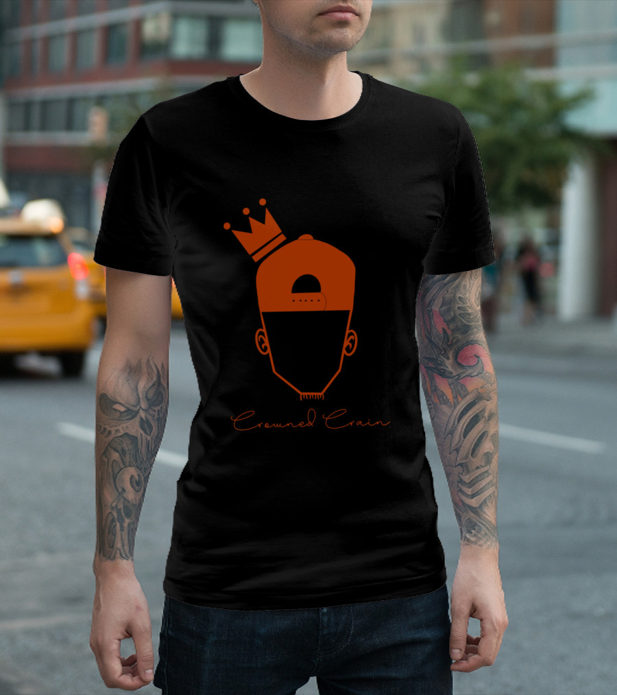 Crowned Crain Orange Crown T-Shirt