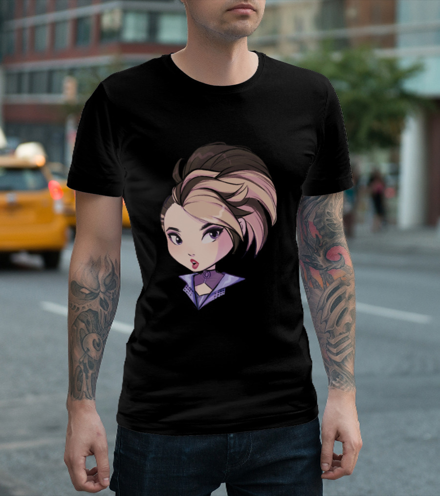 Akali KDA Chibi Style League of Legends Character T-Shirt