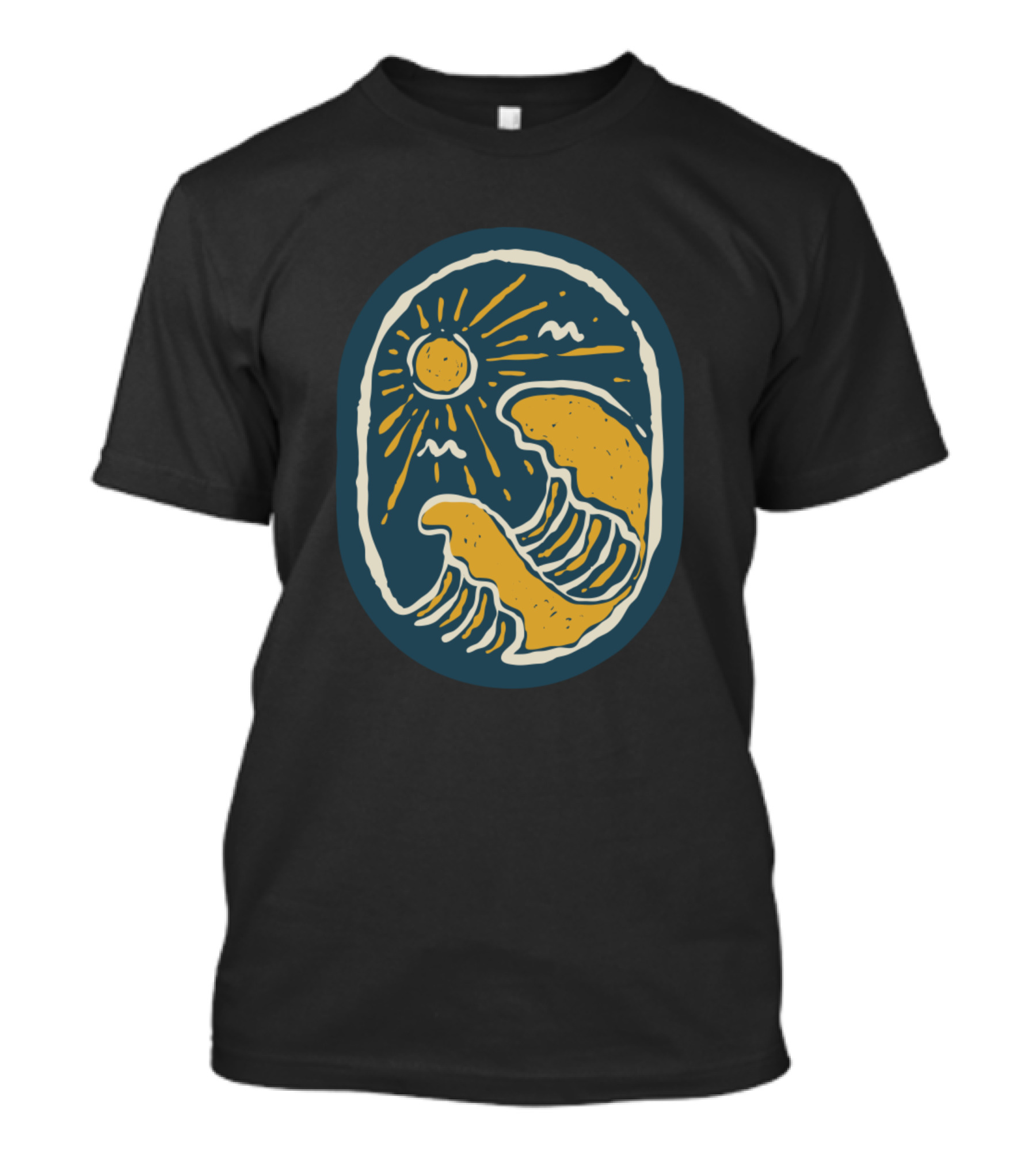 Sun And Waves Beauty T-Shirt