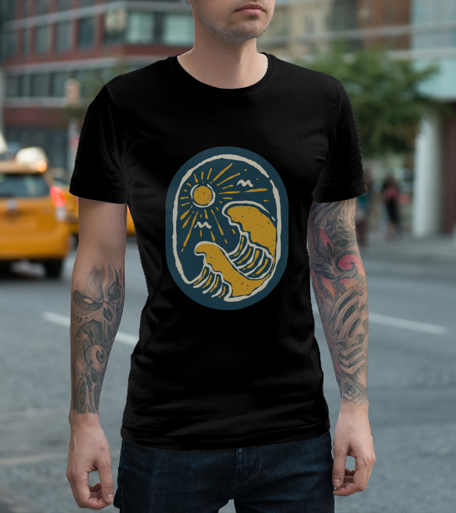 Sun And Waves Beauty T-Shirt