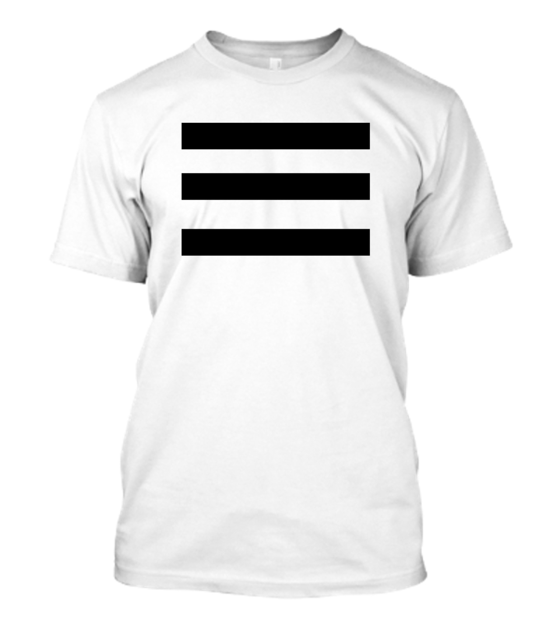 Black And White Stripe Pattern Minimal Rectangles T-Shirt