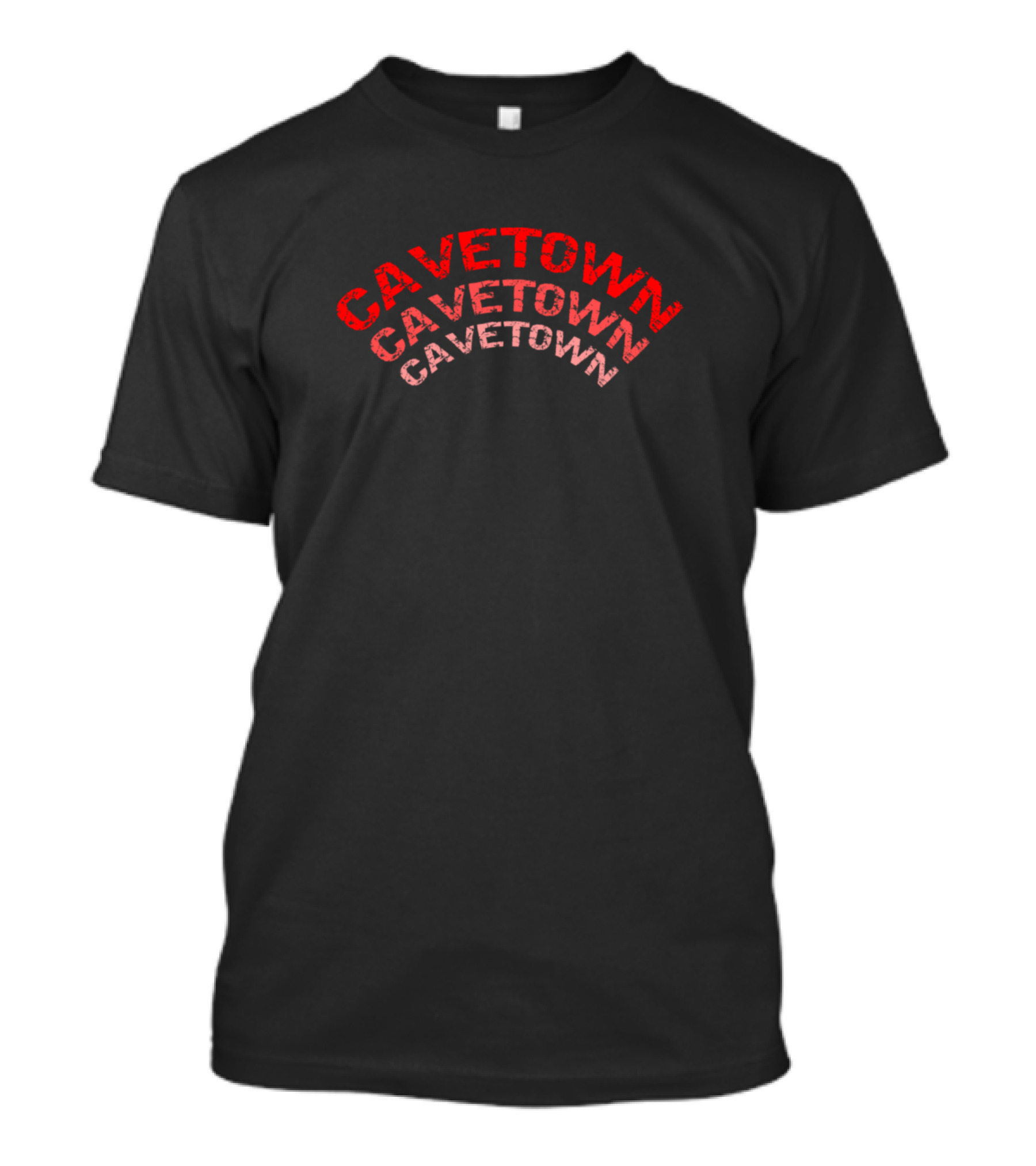 Cavetown Cavetown Cavetown Red Grunge Text T-Shirt