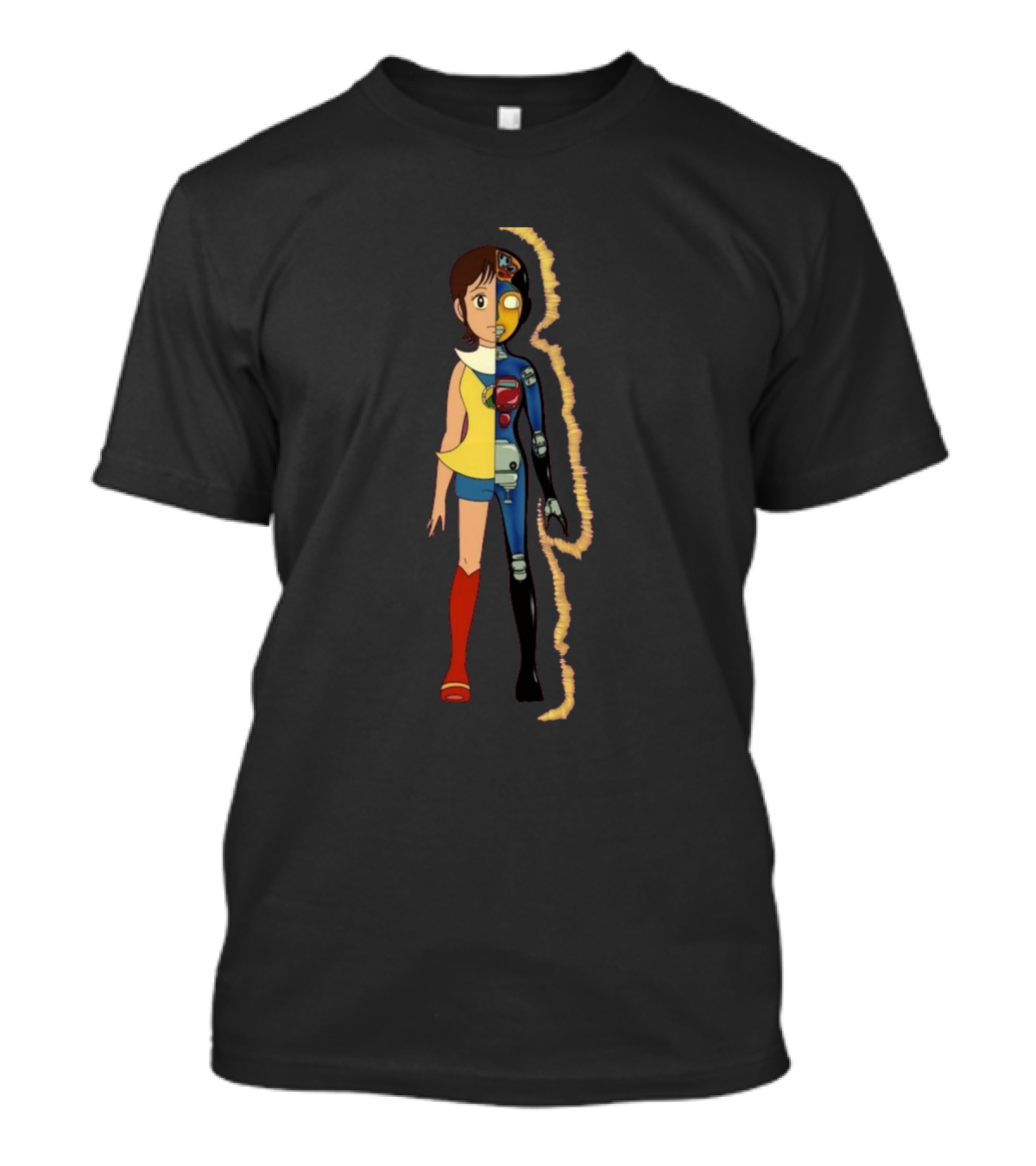 Cybernella Cyborg Split Character T-Shirt