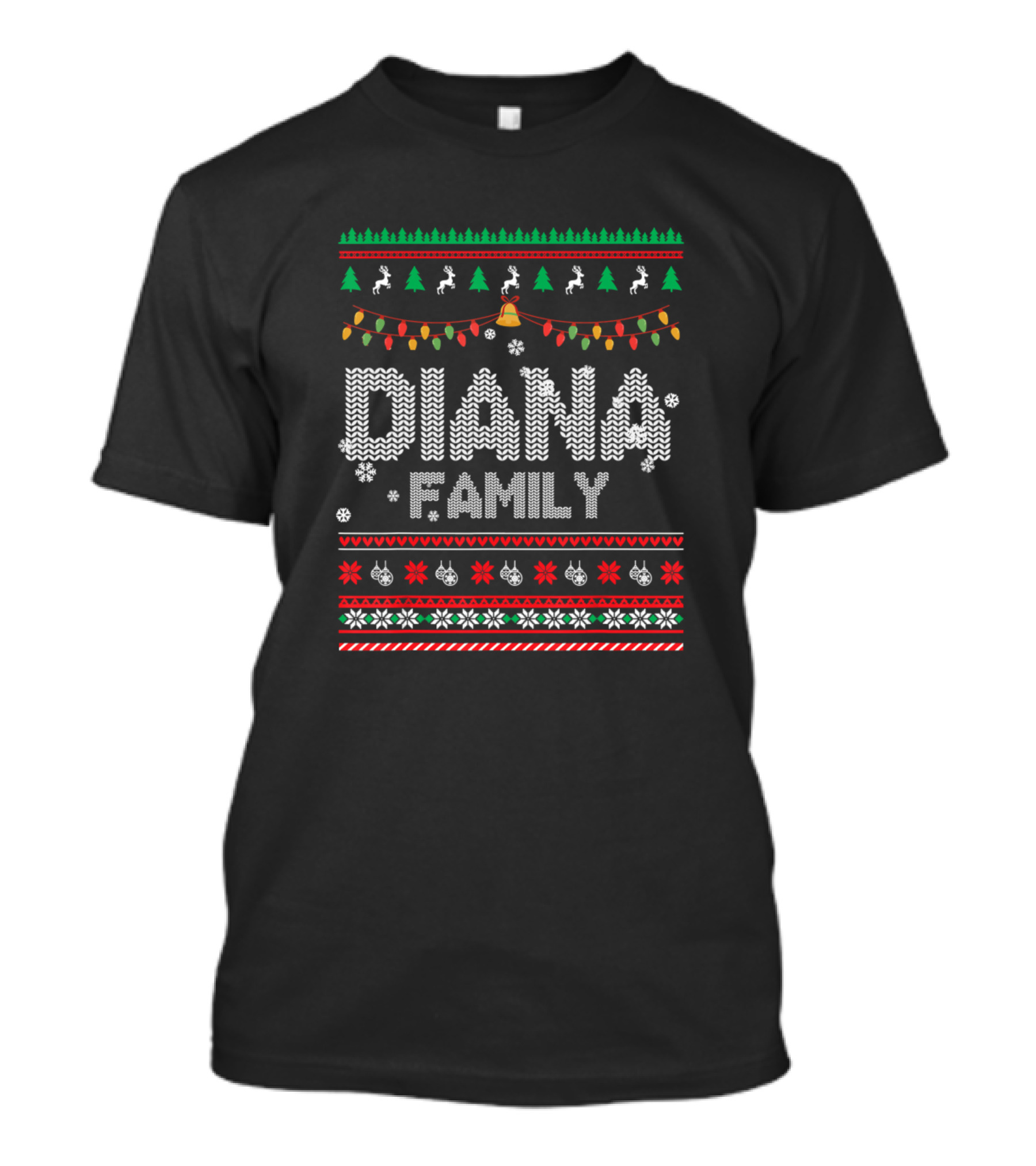 Diana Family Christmas Xmas Merry T-Shirt