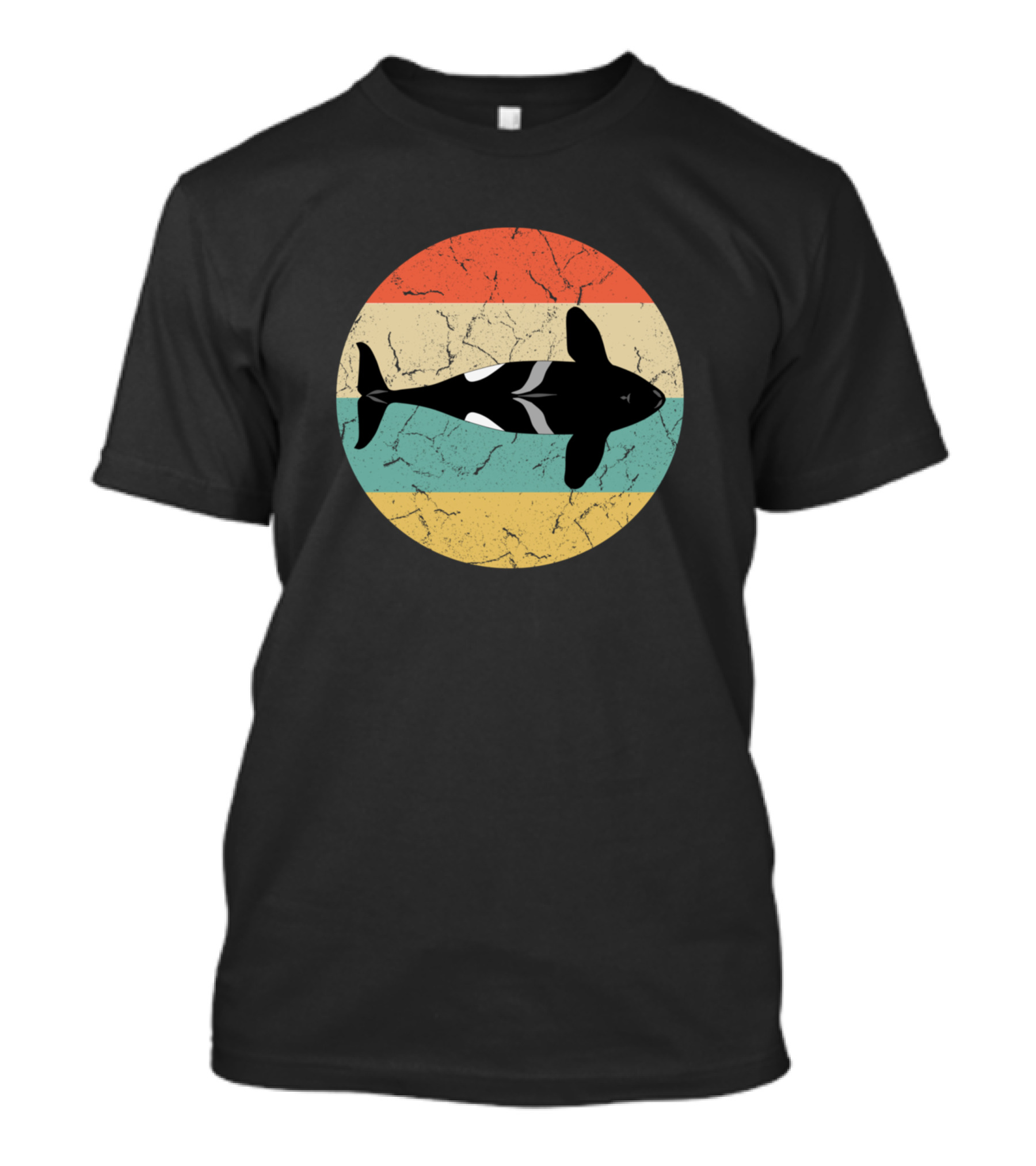 Vintage Orca Lovers Family Funny Killer T-Shirt