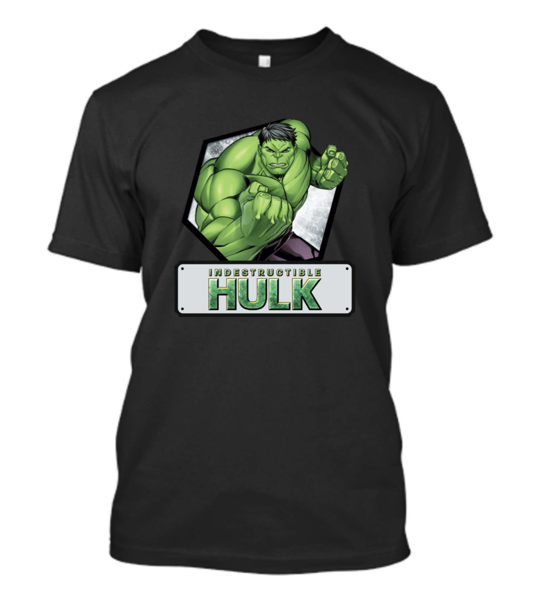 Indestructible Hulk Marvel Comic Character Power Punch T-Shirt
