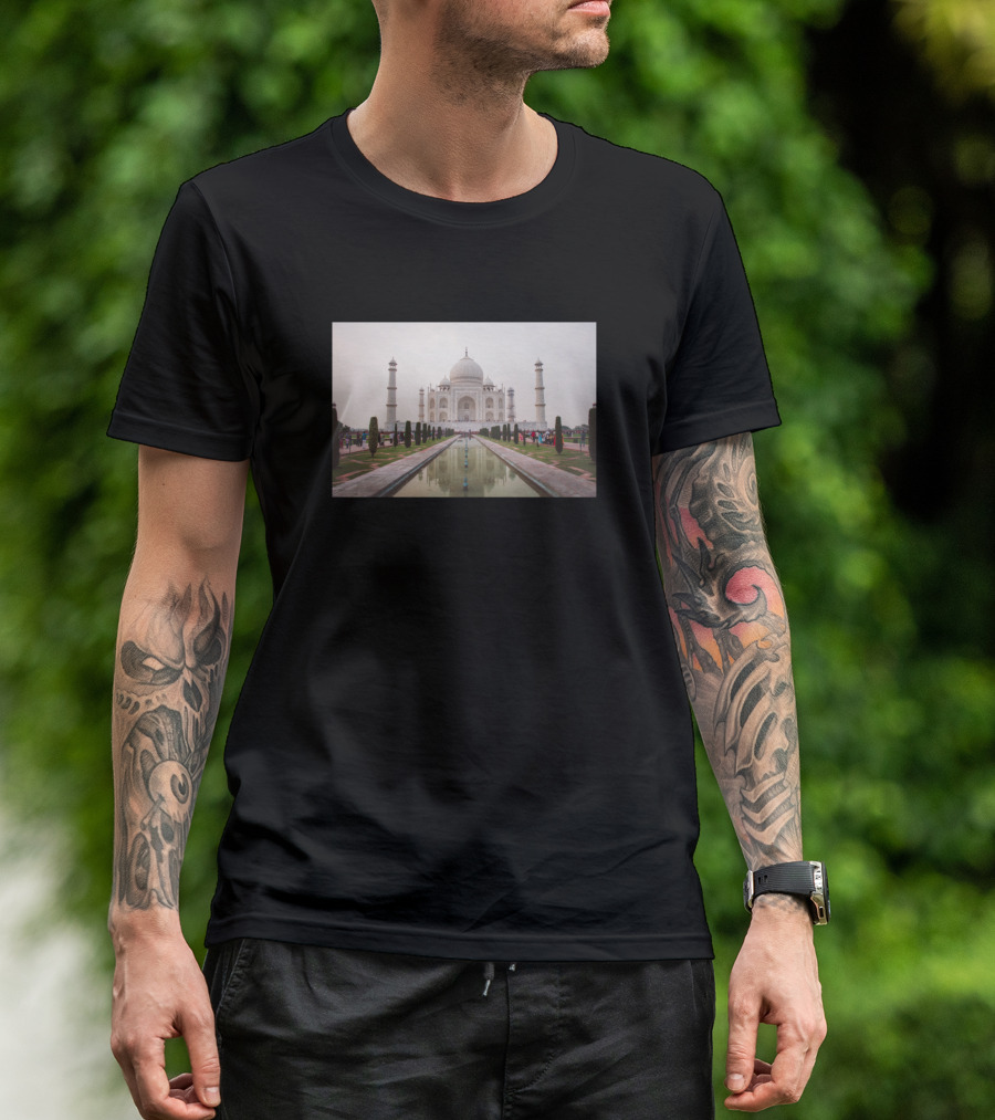 India Taj Mahal Reflection T-Shirt