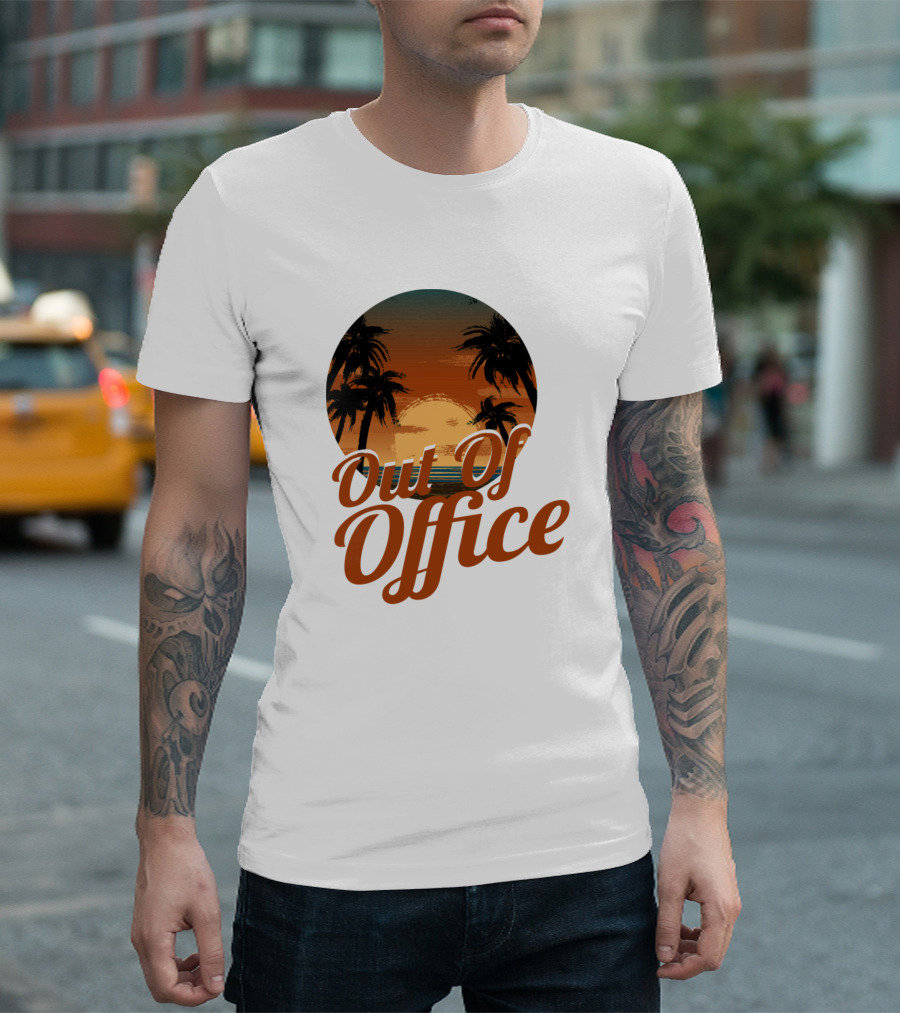 Out Of Office Tropical Summer Vacation Beach Pal T-Shirt