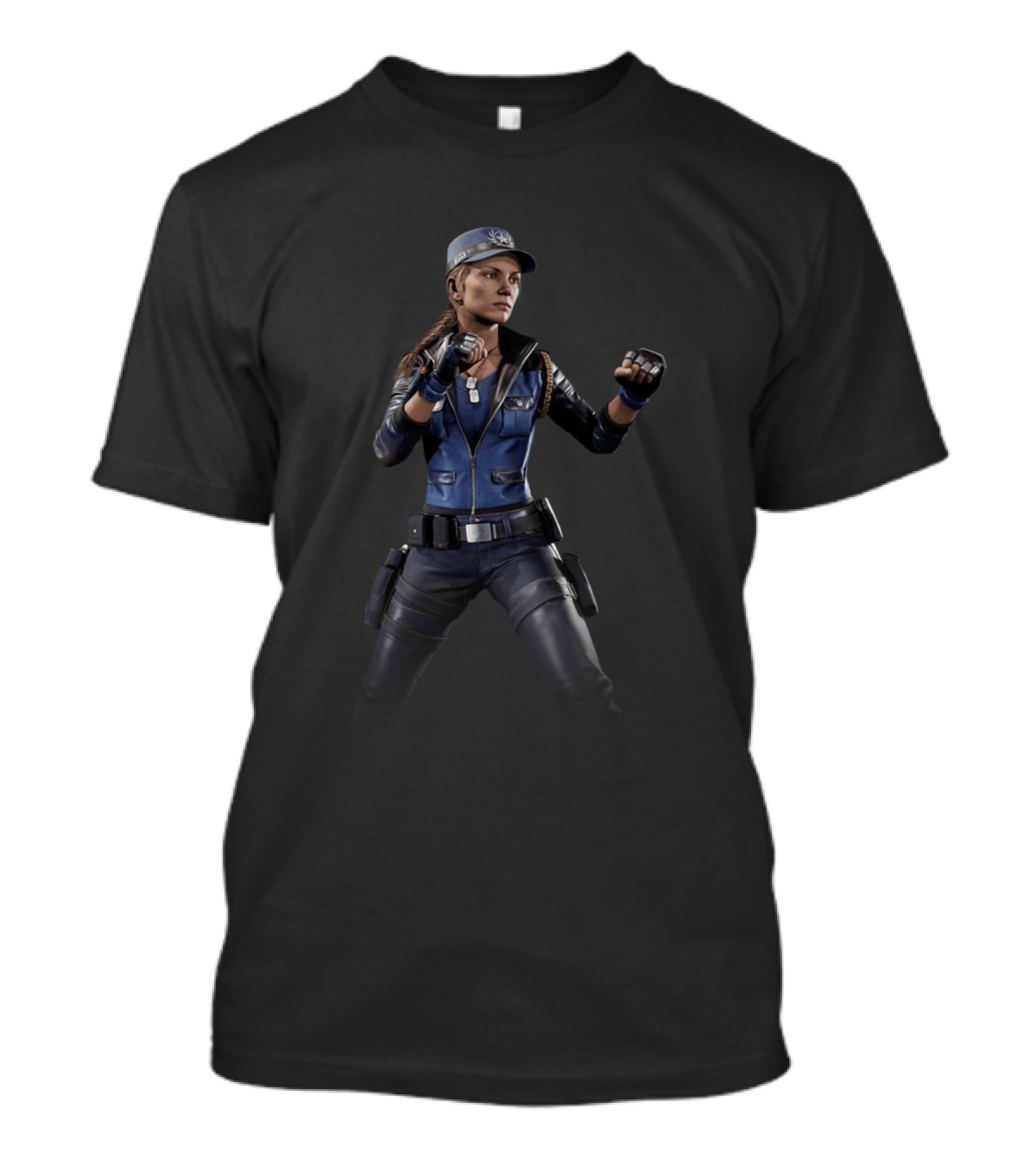 Sonya Blade MK11 Video Game Character Iconic Pose T-Shirt