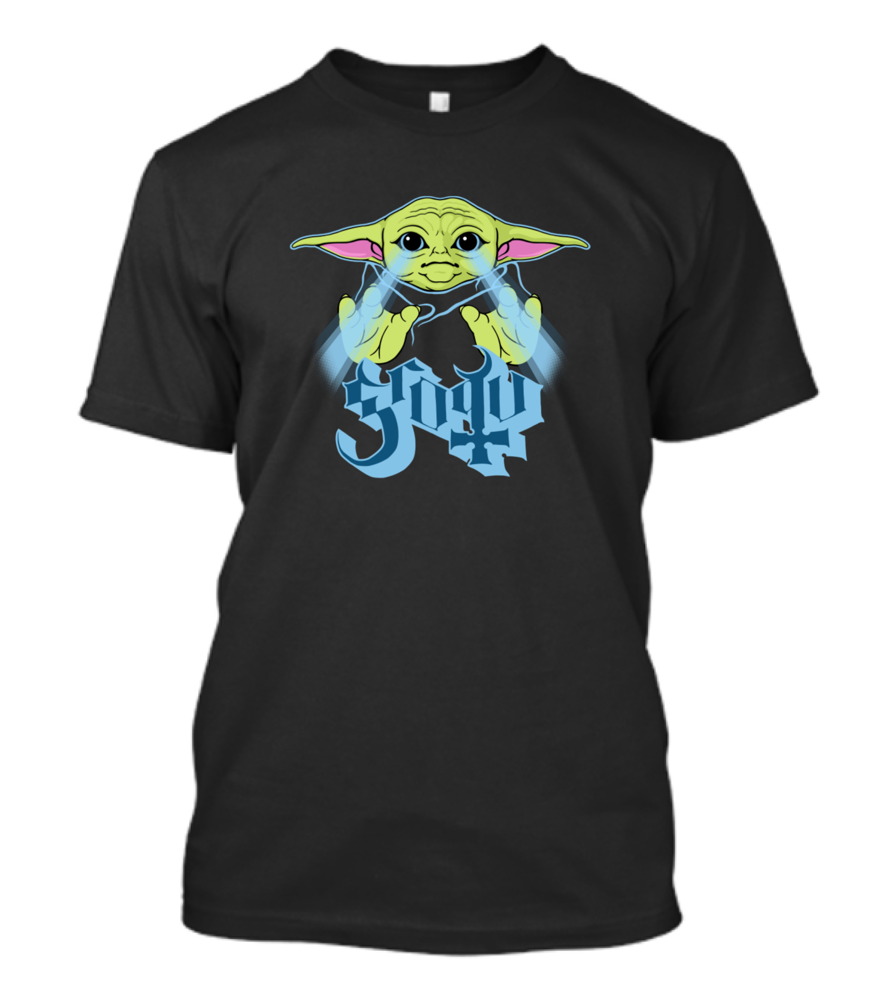 Baby Yoda Light Baby Gothic Style Grogu T-Shirt