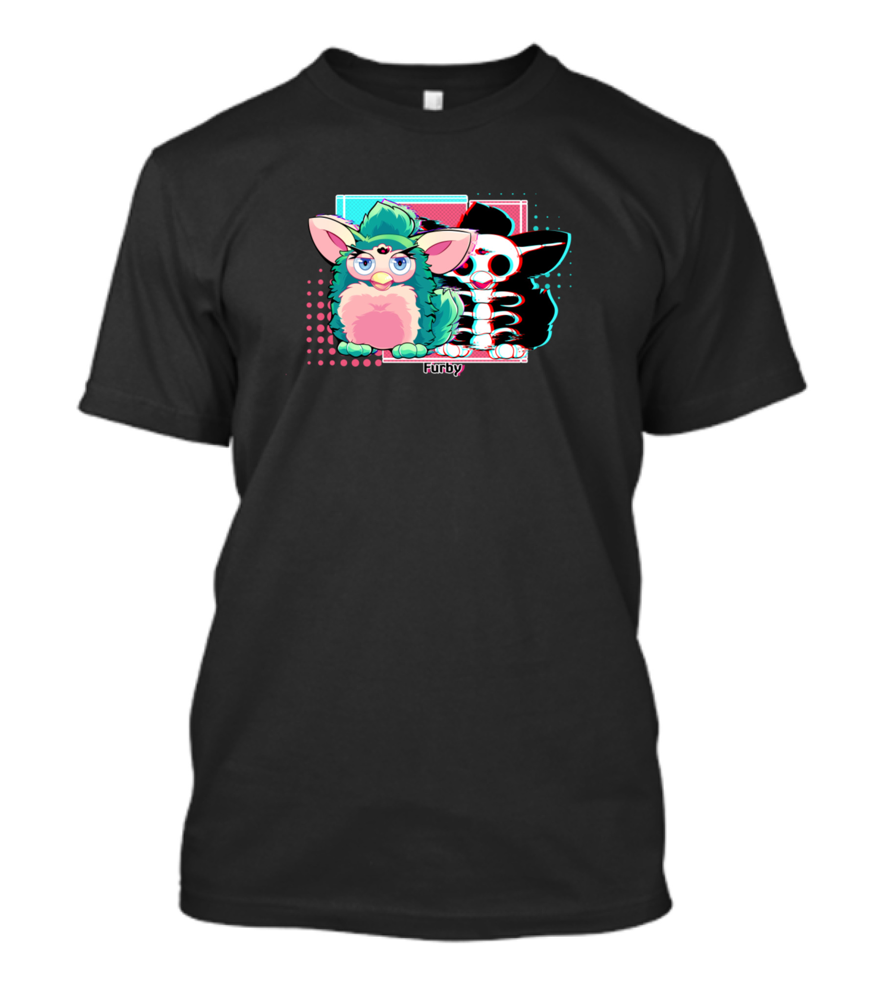 Furby Neon Retro Vibe Duality T-Shirt