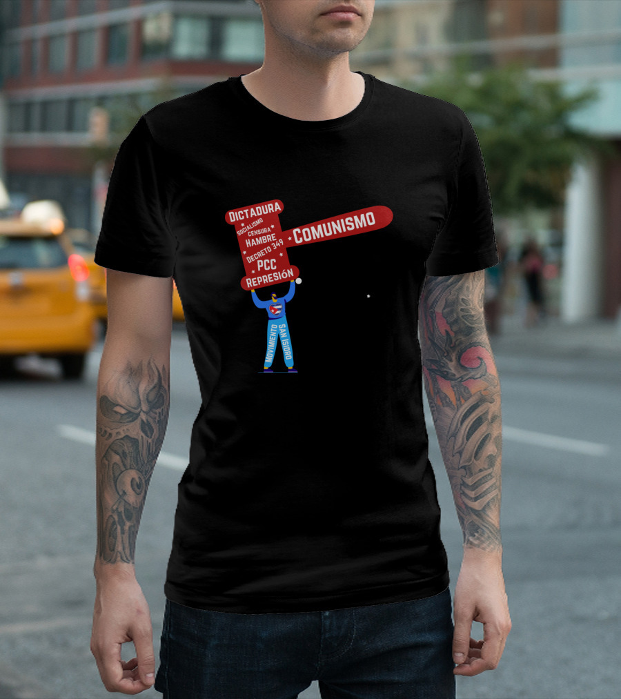 Movimiento San Isidro Dictadura Comunismo Censura Hambre Decreto 349 Repression T-Shirt