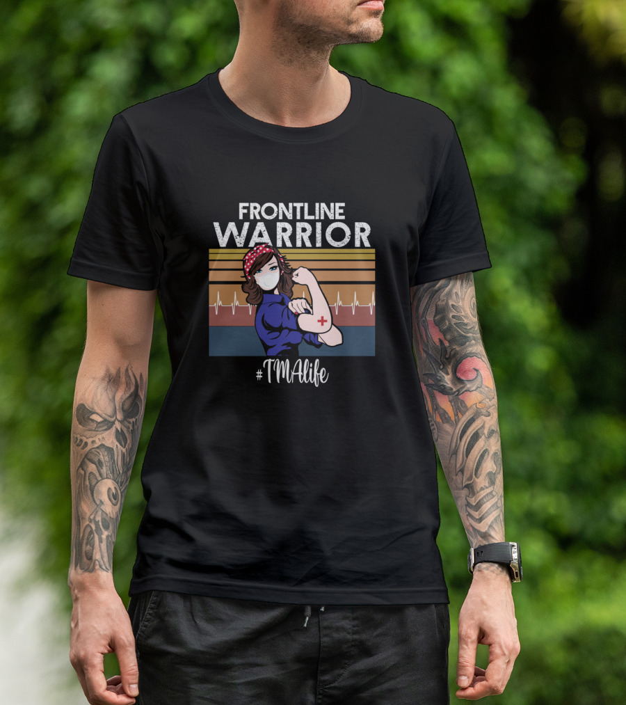 Frontline Warrior TMA Life Retro Nurse T-Shirt