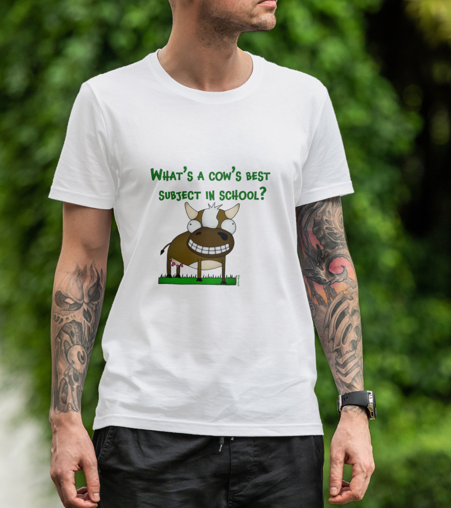 What's A Cow's Best Subject In School T-Shirt