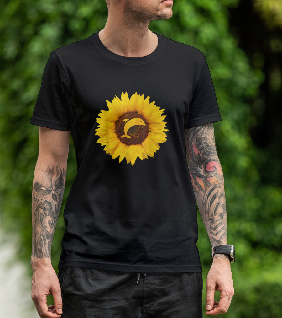 Dolphin Beluga Orca Sunflower Ocean Harmony T-Shirt