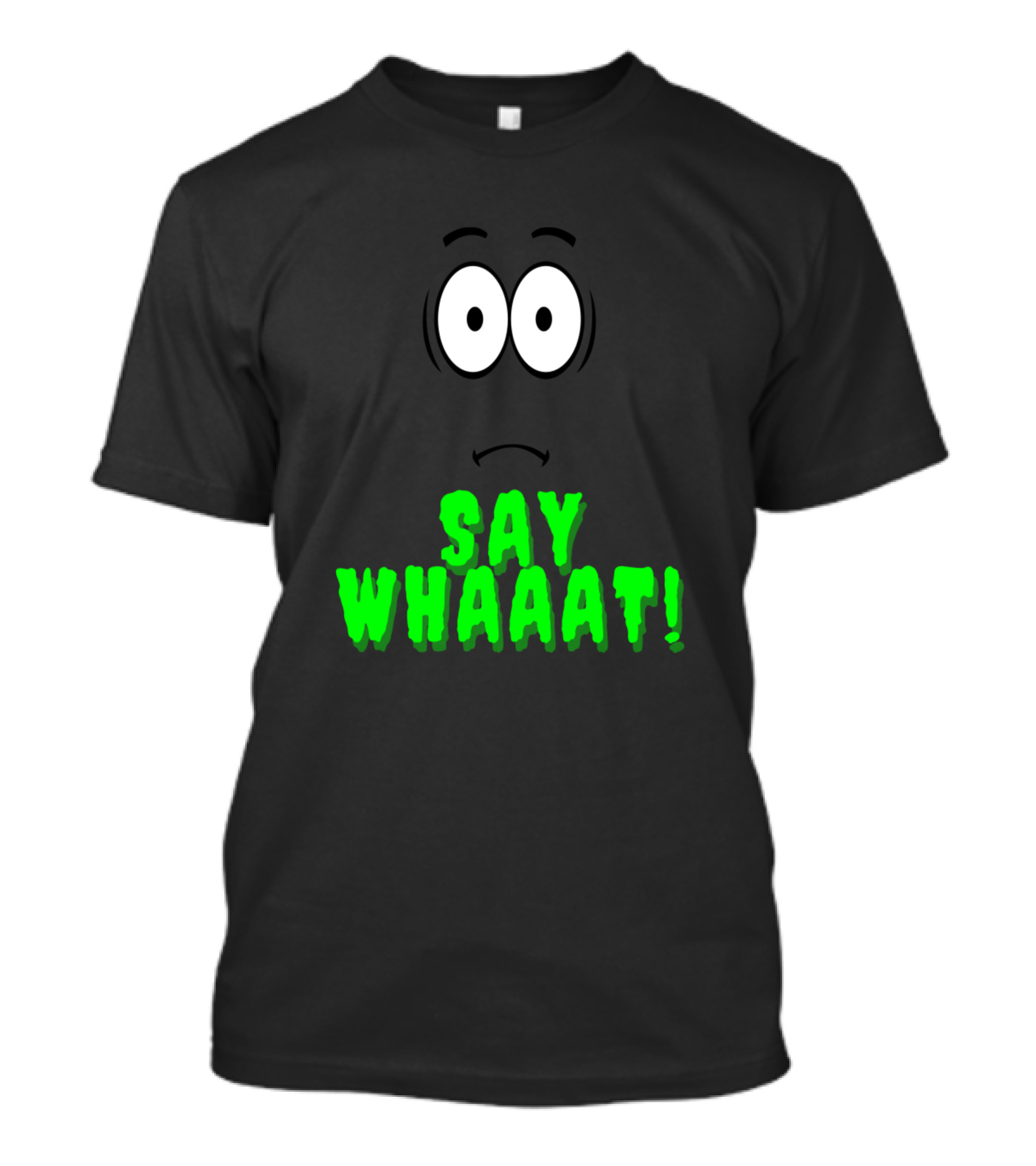 Say What Funny Emoji Face Surprised Expression T-Shirt